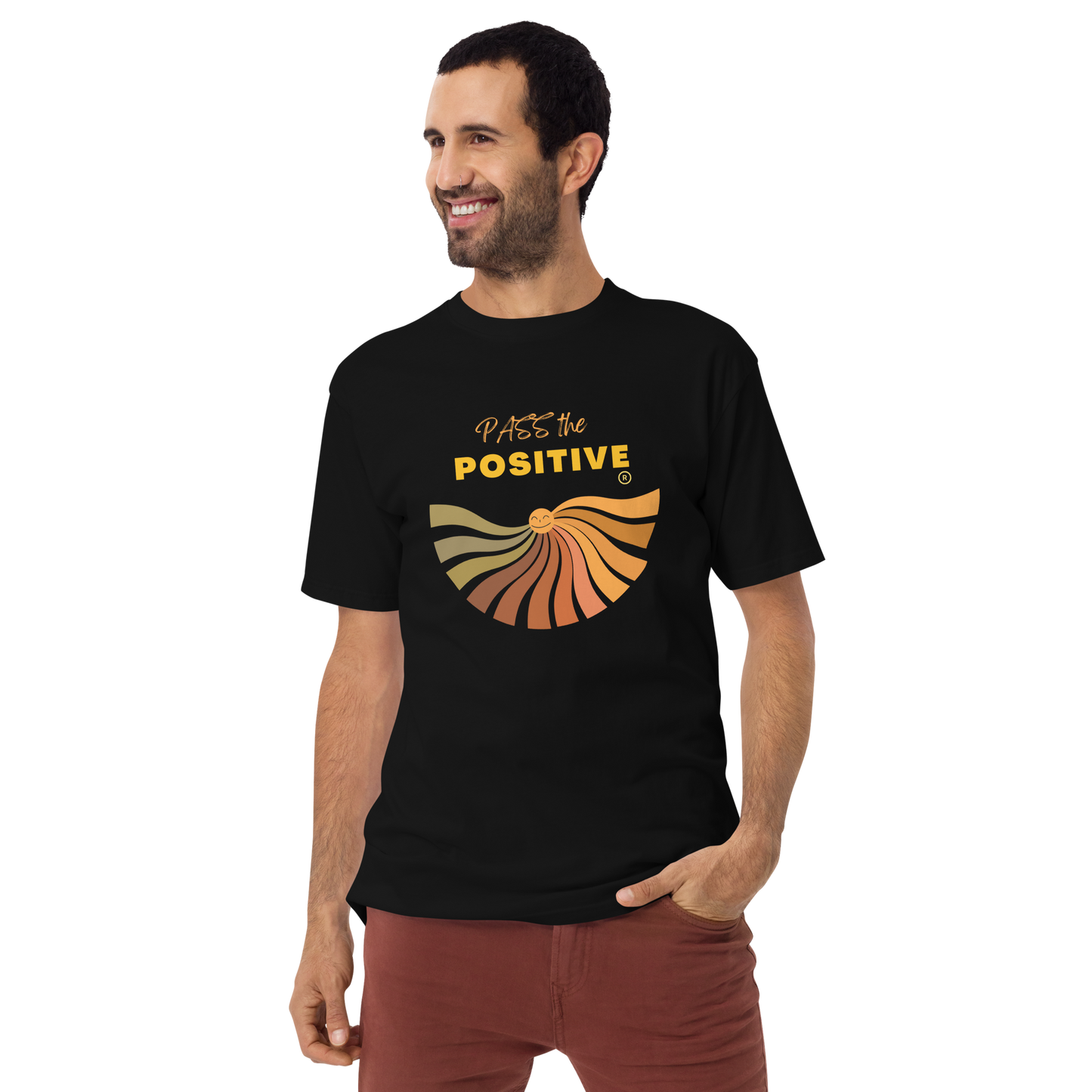 Celestial Sun T-Shirt - Men's Premium Tee - Black