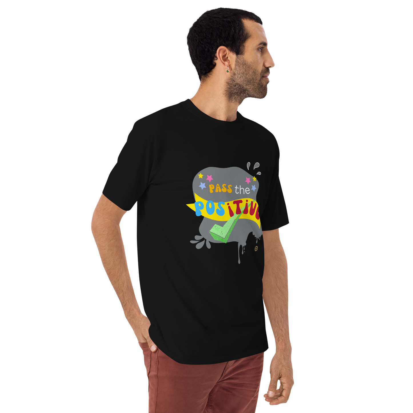 Stone Vibe T-Shirt - Men’s Premium Tee - Black