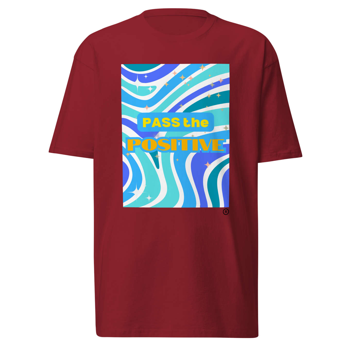 Wave Frenzy T-Shirt - Men’s Premium - Brick Red