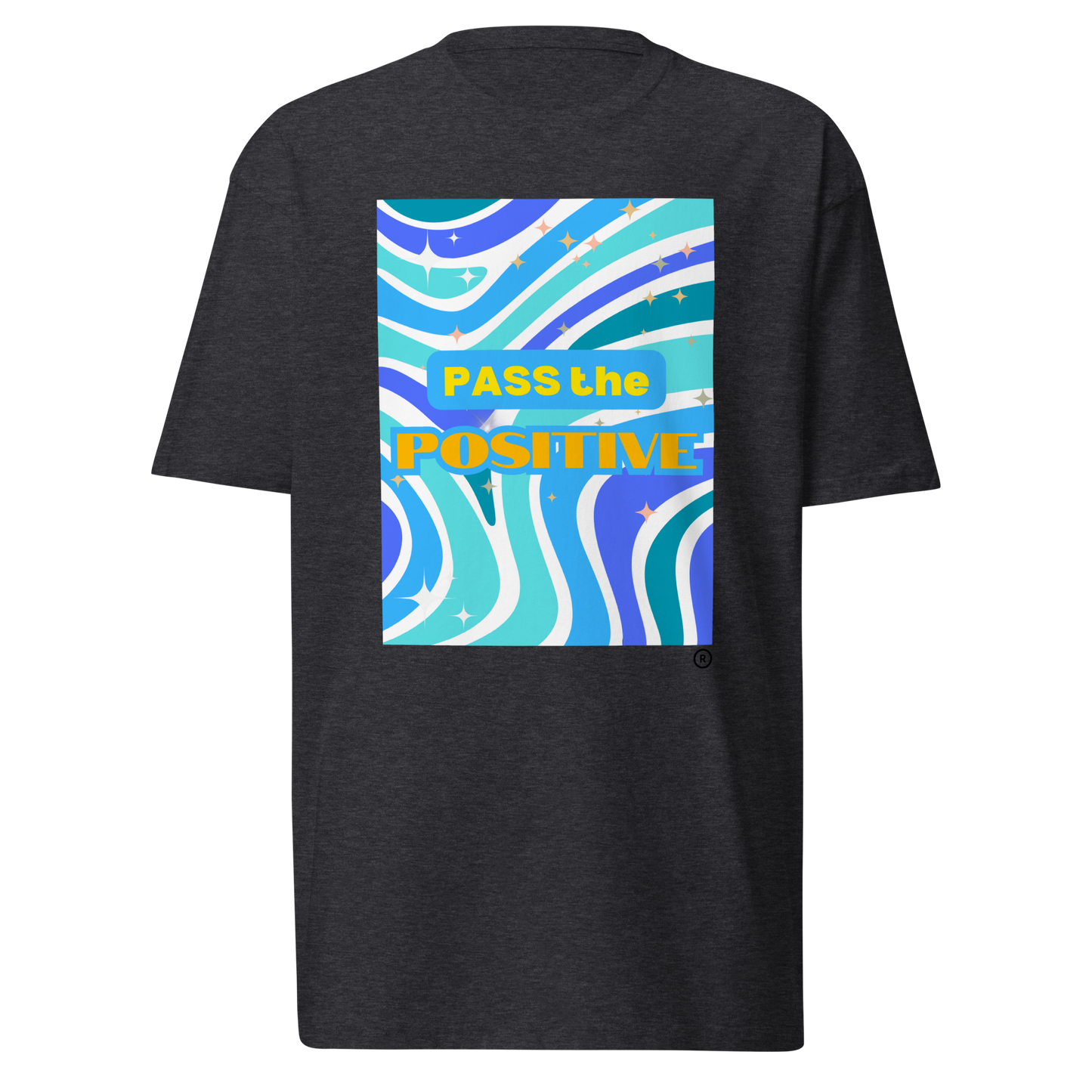 Wave Frenzy T-Shirt - Men’s Premium - Charcoal Heather