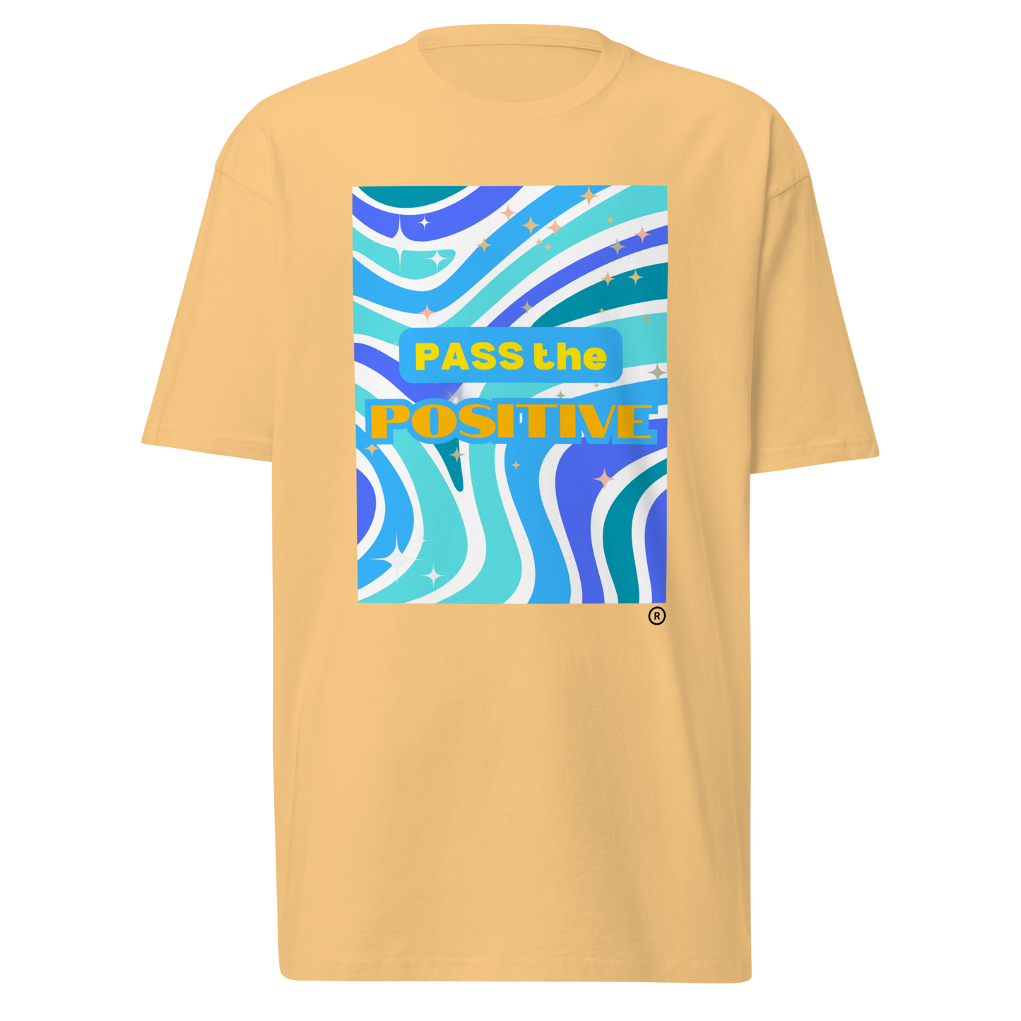 Wave Frenzy T-Shirt - Men’s Premium - Vintage Gold