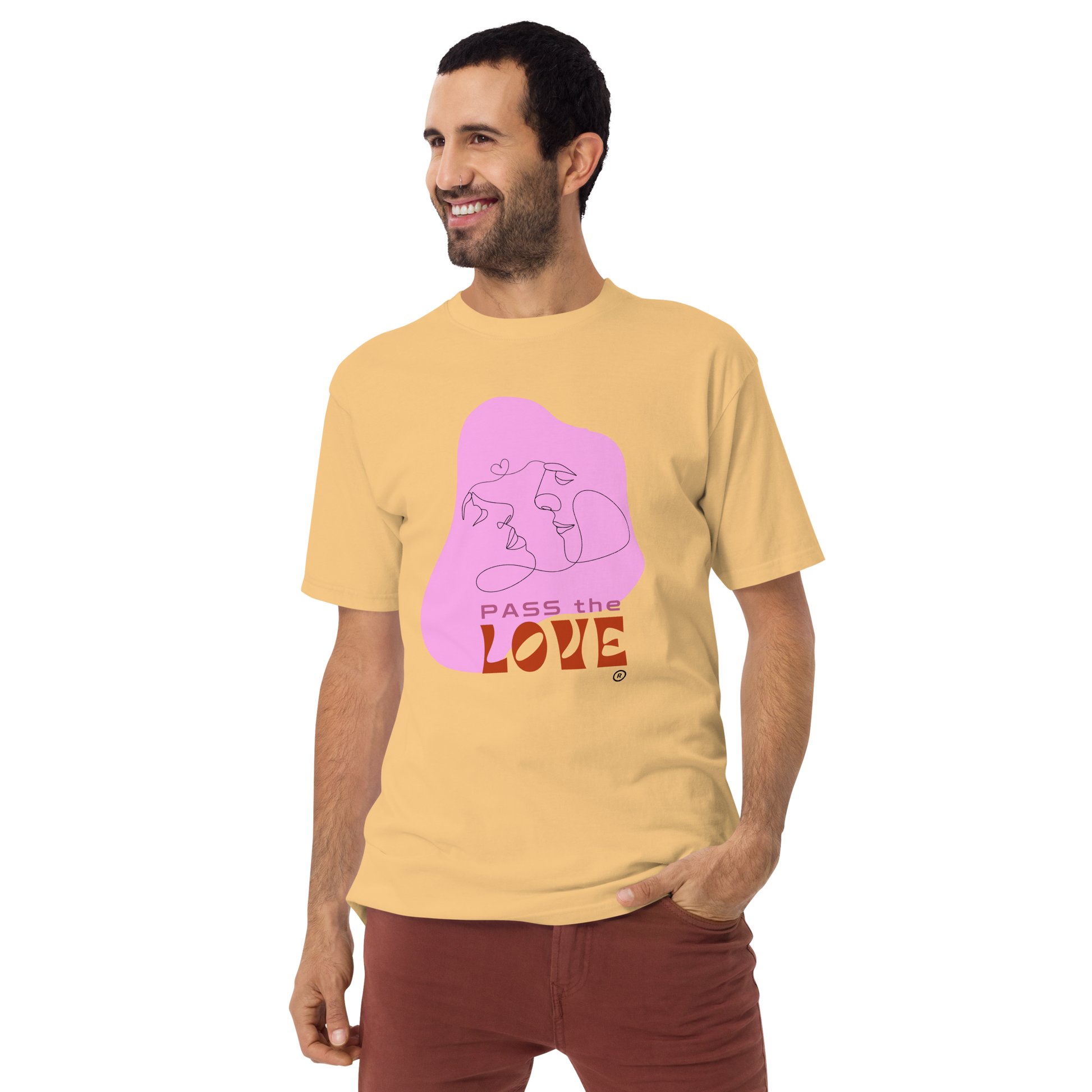 Kiss T-Shirt - Men's Premium Tee - Vintage Gold