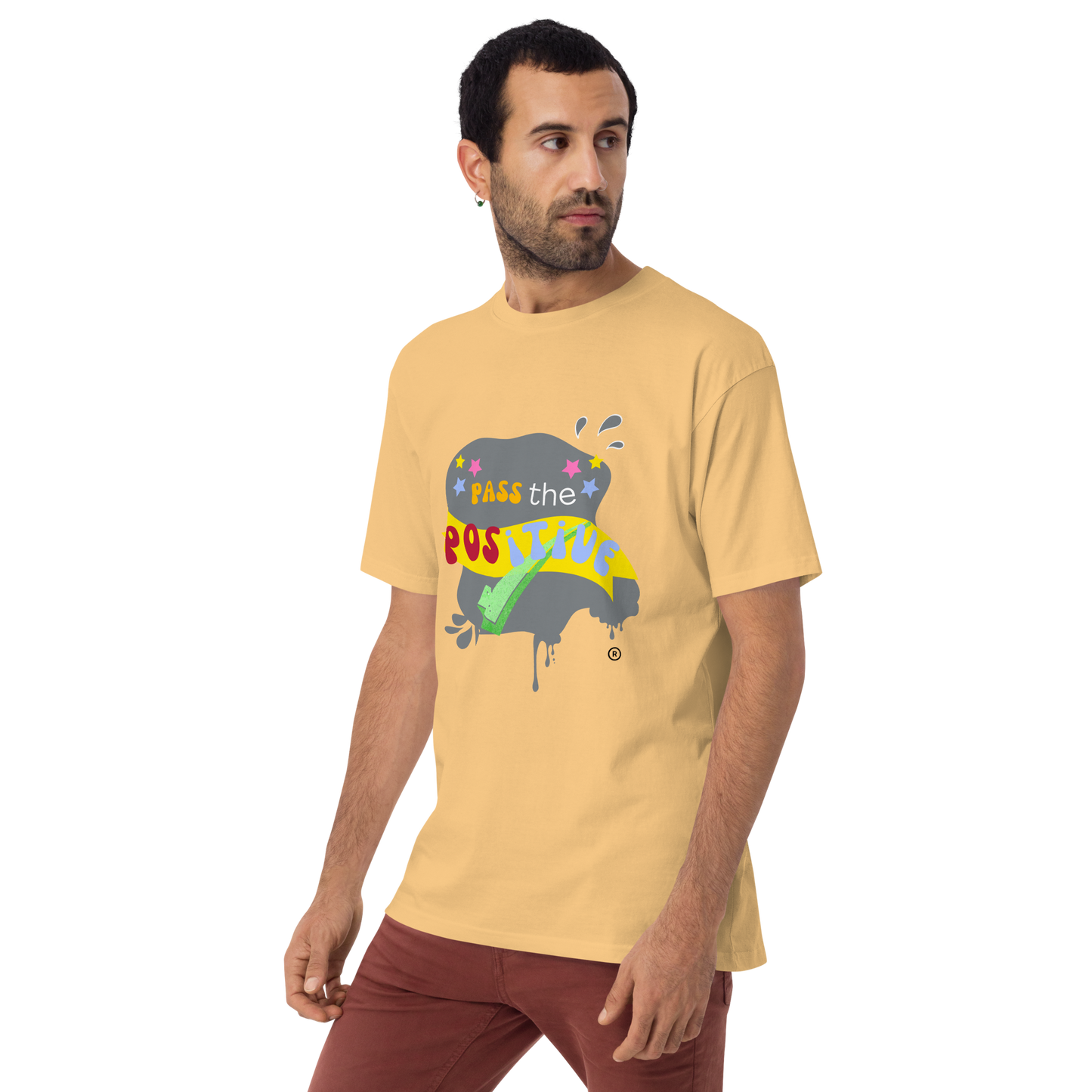 Cute Spooky T-Shirt - Men's Premium - Vintage Gold