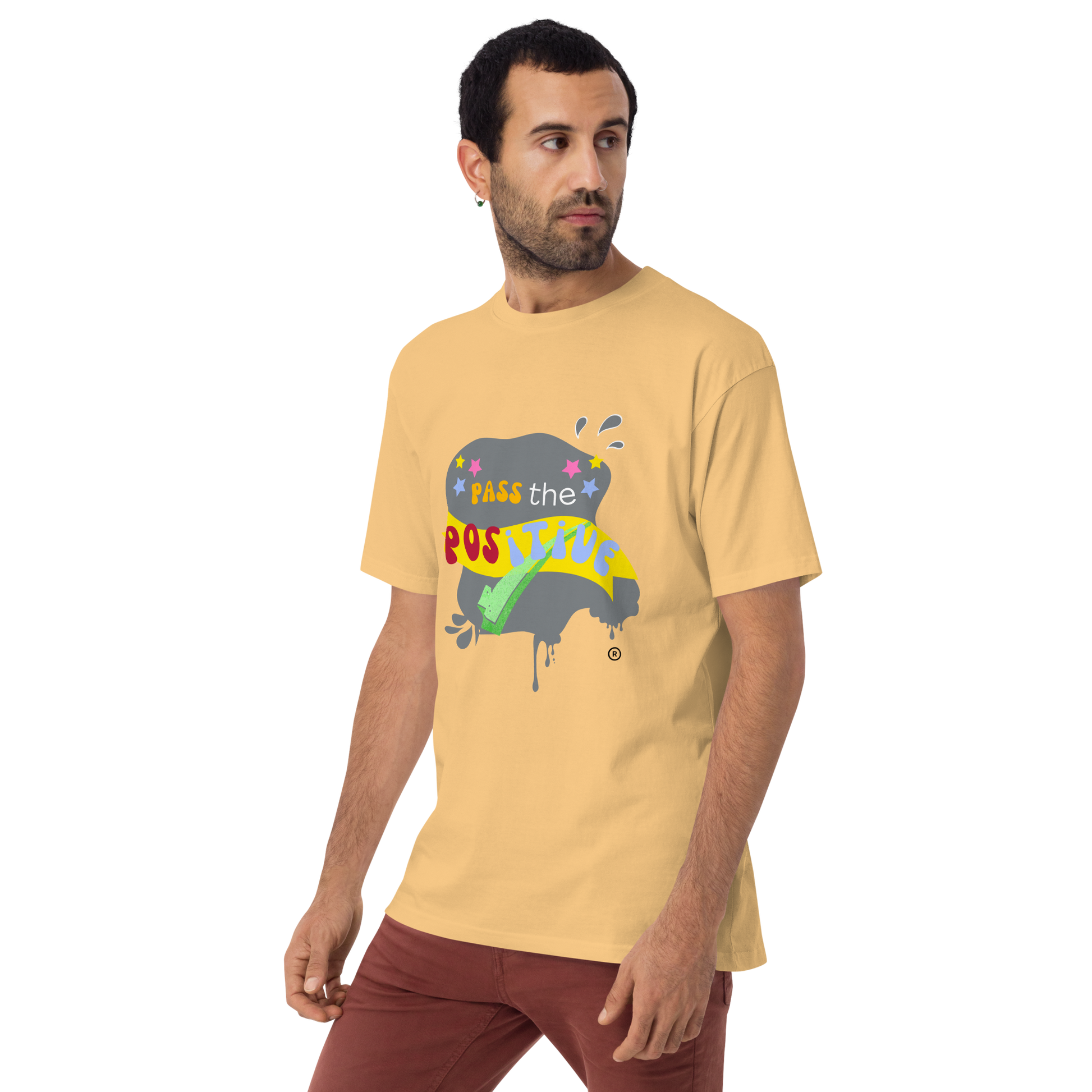 Cute Spooky T-Shirt - Men's Premium - Vintage Gold