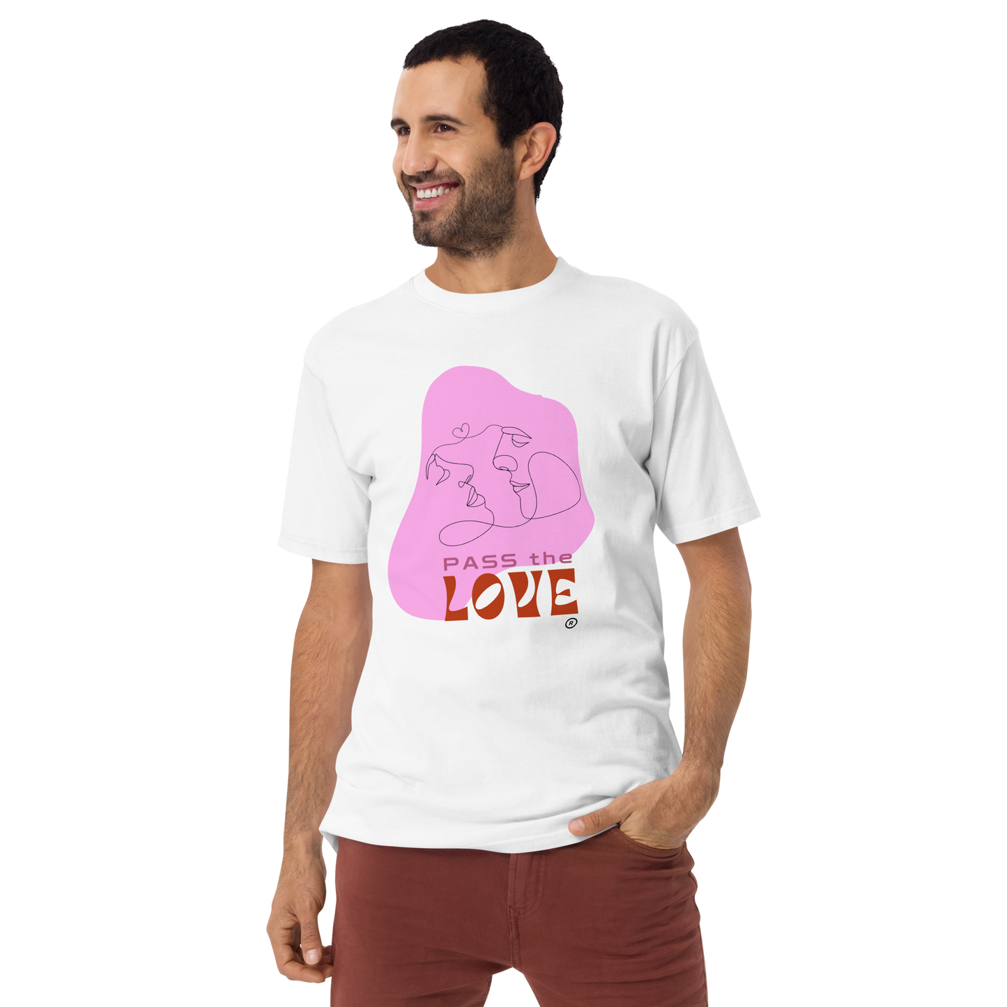 Kiss T-Shirt - Men's Premium Tee - White