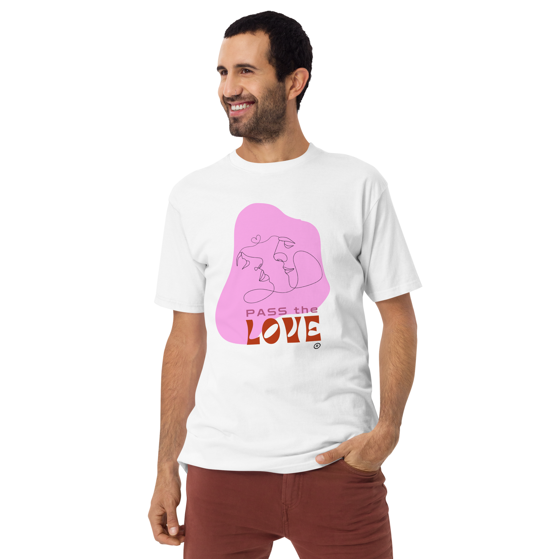Kiss T-Shirt - Men's Premium Tee - White