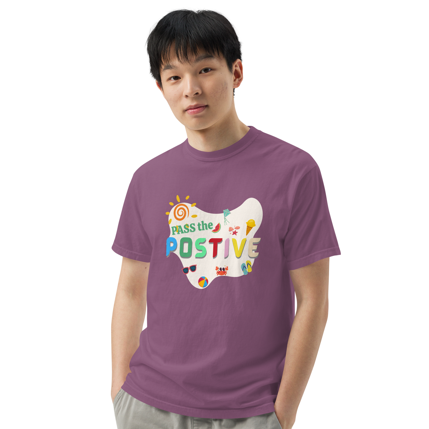 Sunny Beach T-Shirt – Unisex - Berry