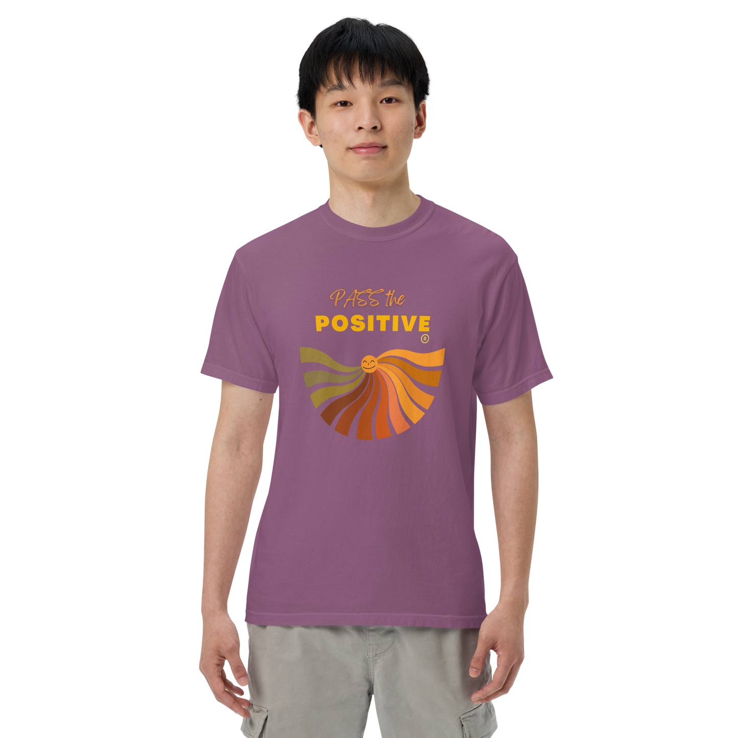 Radiant Sun T-Shirt - Unisex Dyed - Berry