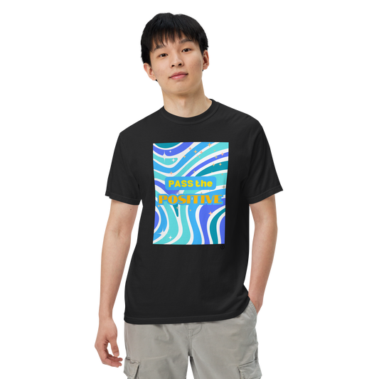 Groovy Ocean T-Shirt - Unisex Dyed - Black