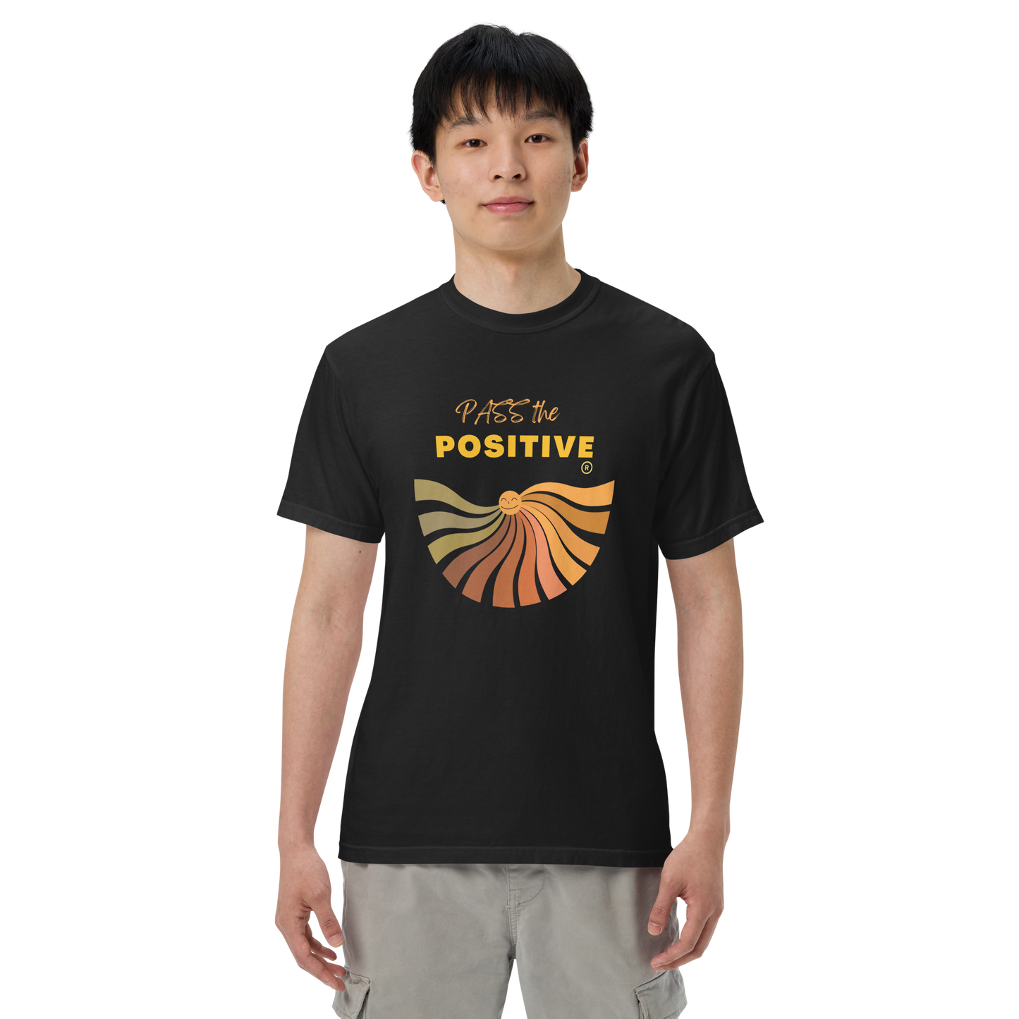 Radiant Sun T-Shirt - Unisex Dyed - Black