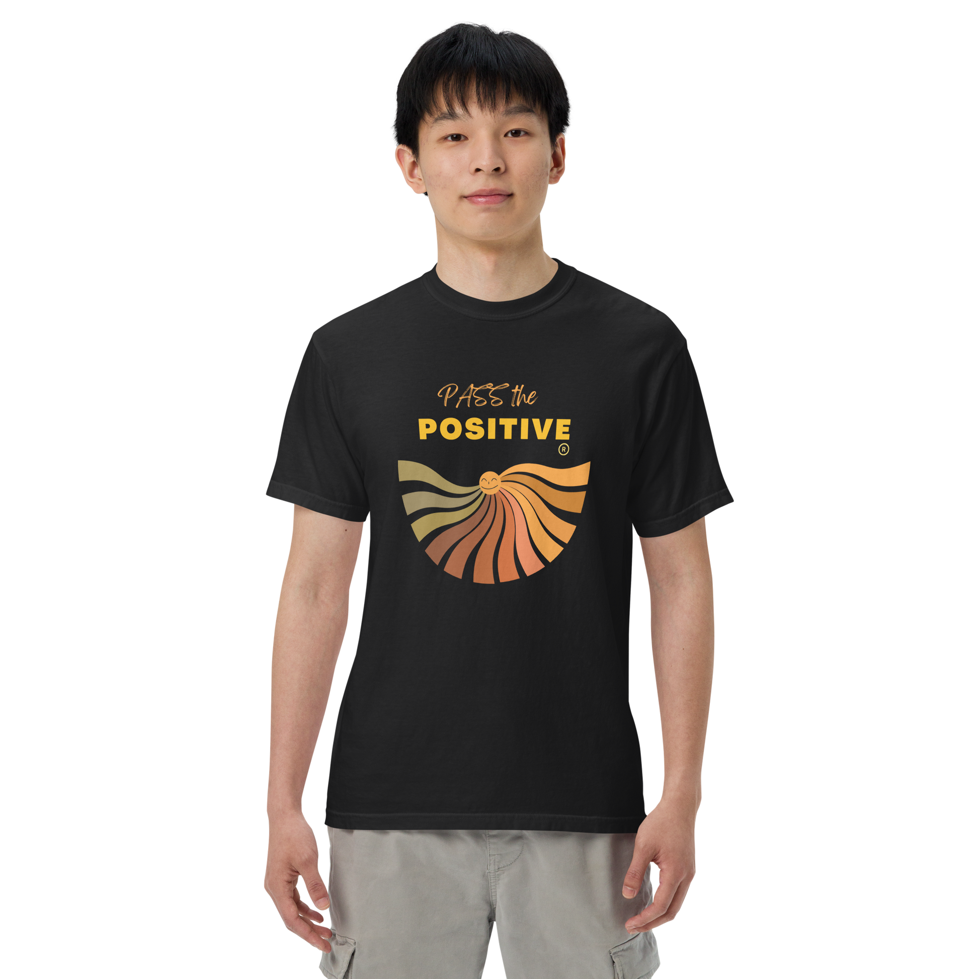Radiant Sun T-Shirt - Unisex Dyed - Black
