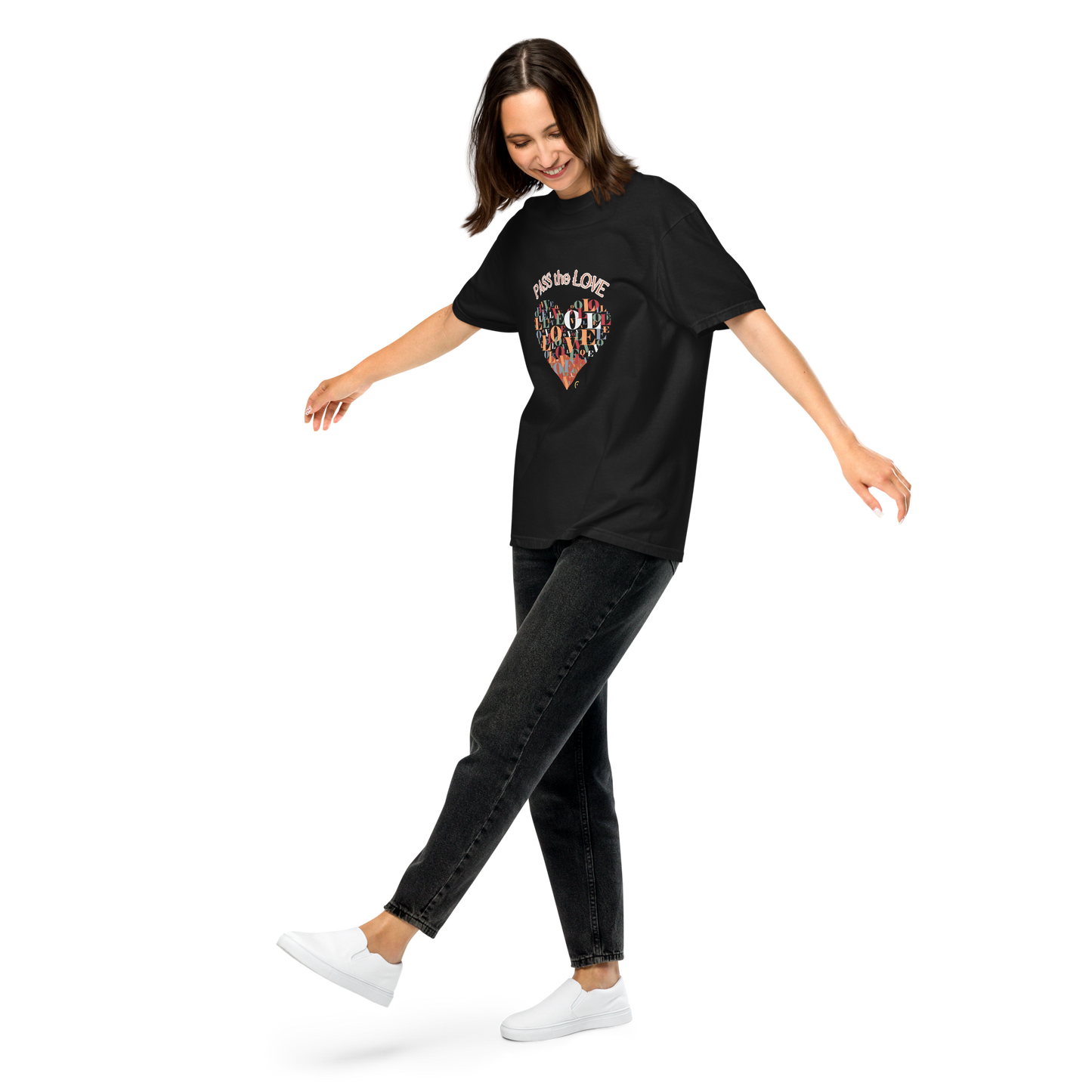 Heart T-Shirt - Black
