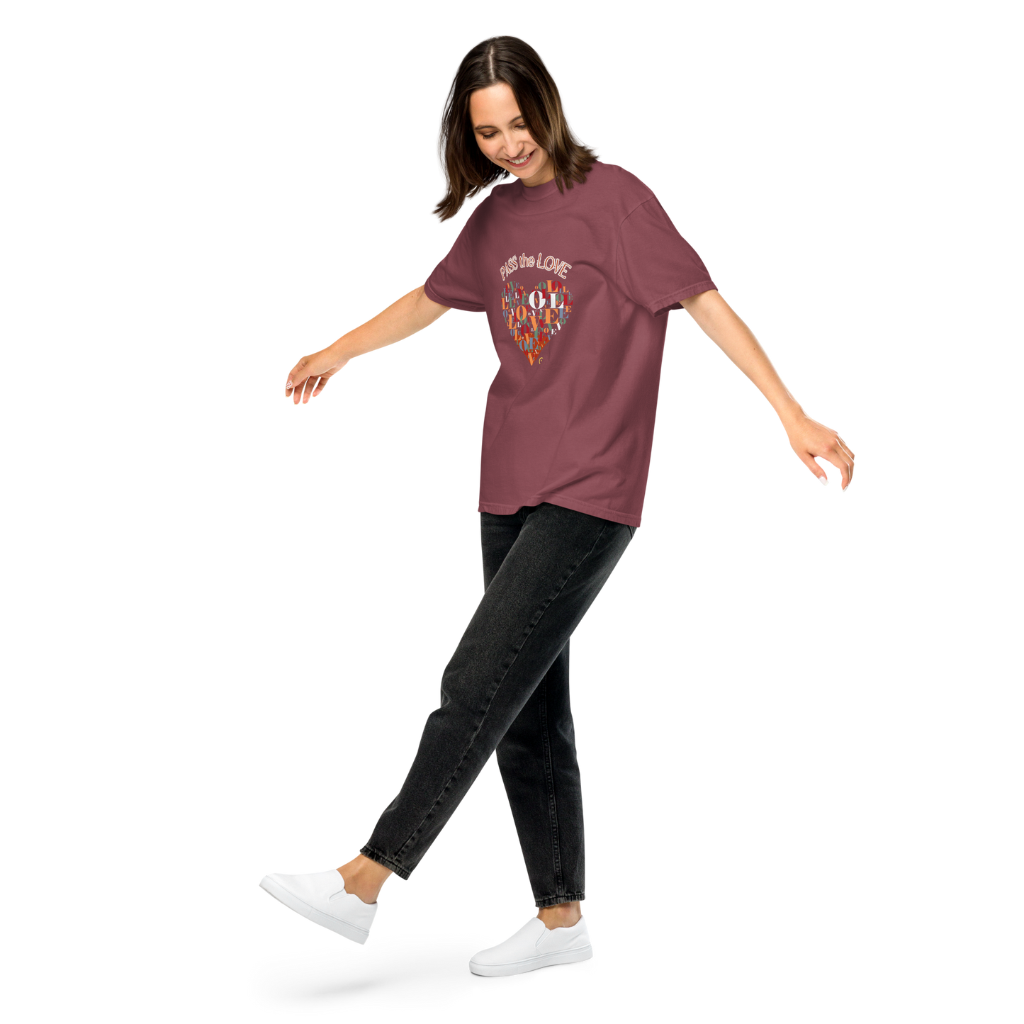 Heart T-Shirt - Brick