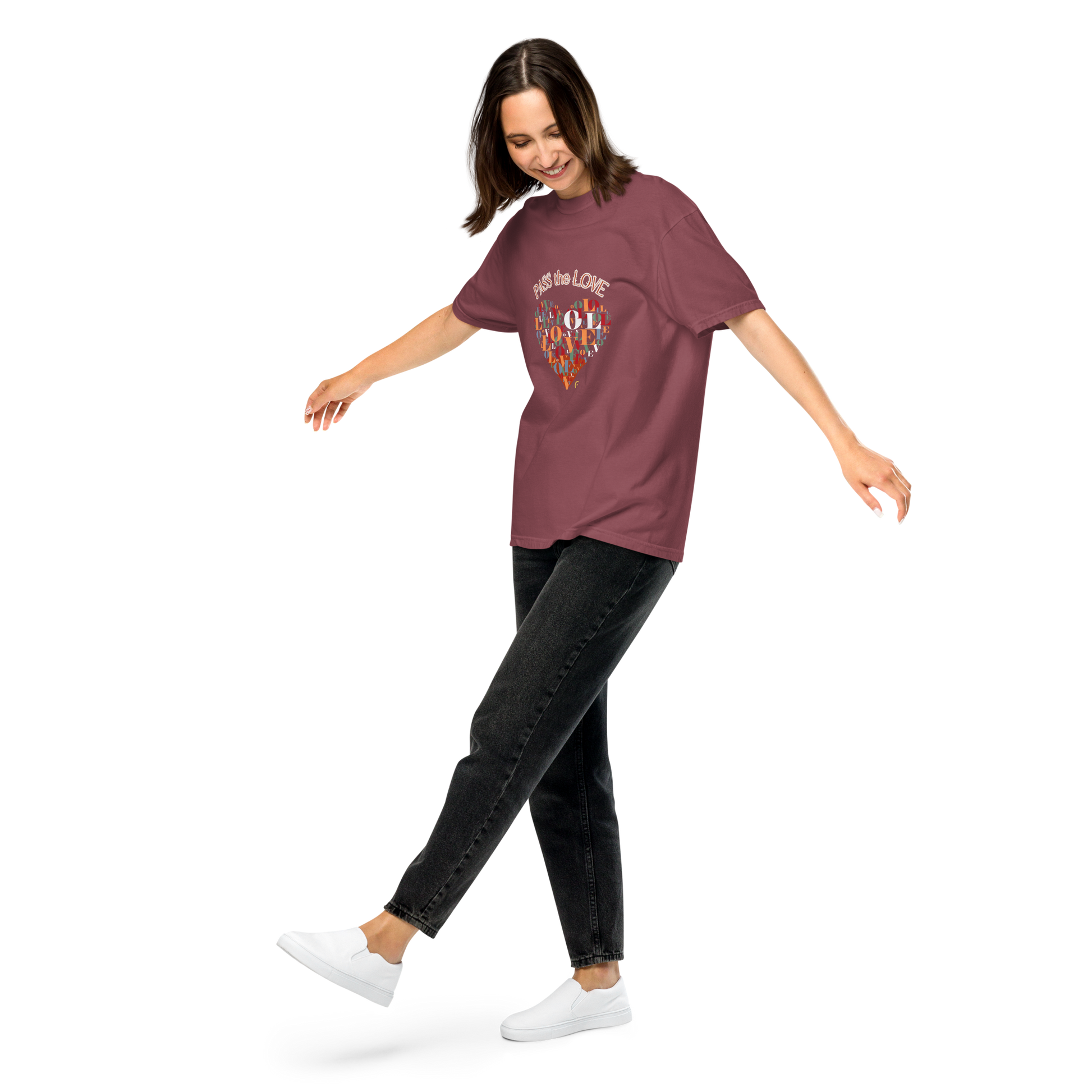 Heart T-Shirt - Brick
