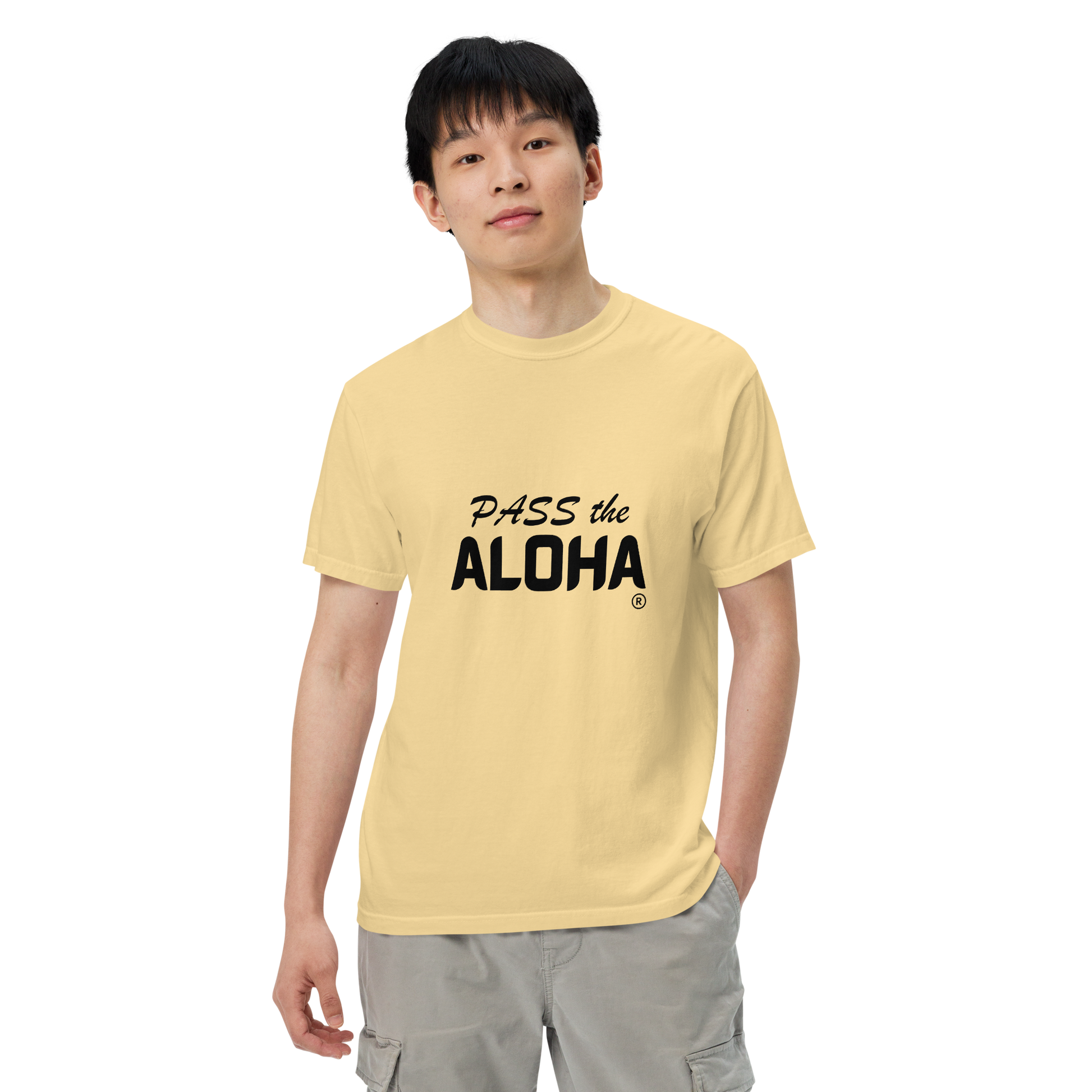 plain-unisex-garment-dyed-heavyweight-t-shirt-butter-front-pass-the-aloha