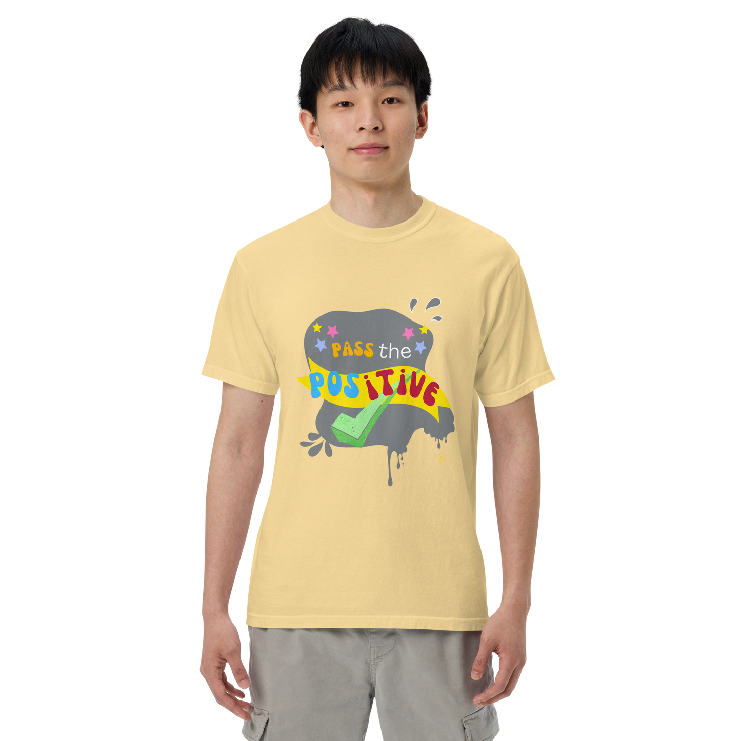 Chaos Theory T-Shirt - Unisex Garment Dyed - Butter
