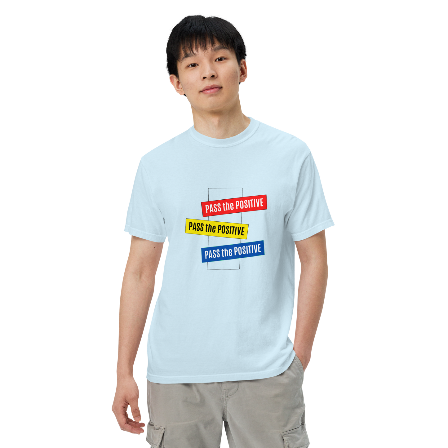 Empowering T-Shirt - Unisex Dyed - Chambray