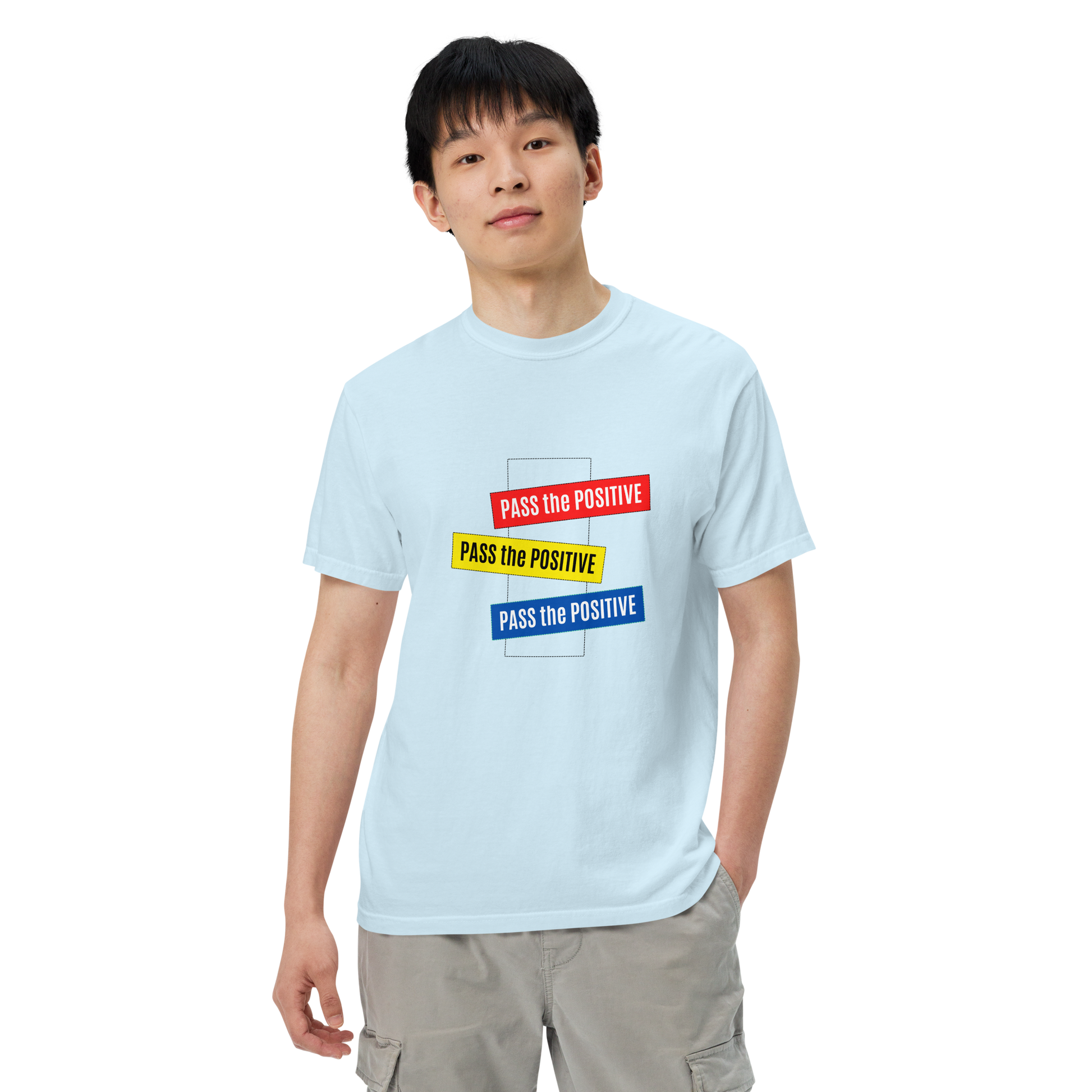 Empowering T-Shirt - Unisex Dyed - Chambray