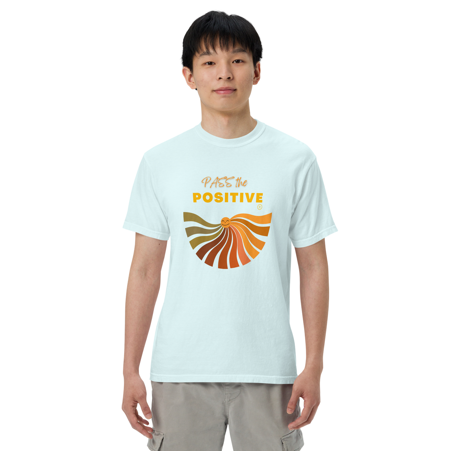 Radiant Sun T-Shirt - Unisex Dyed - Chambray