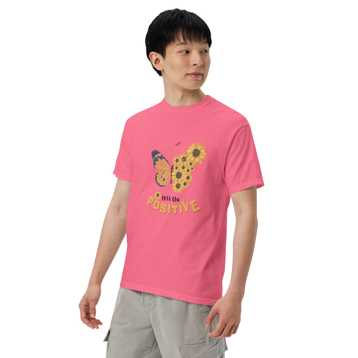 Celestial Butterfly T-Shirt - Unisex Dyed - Crunchberry
