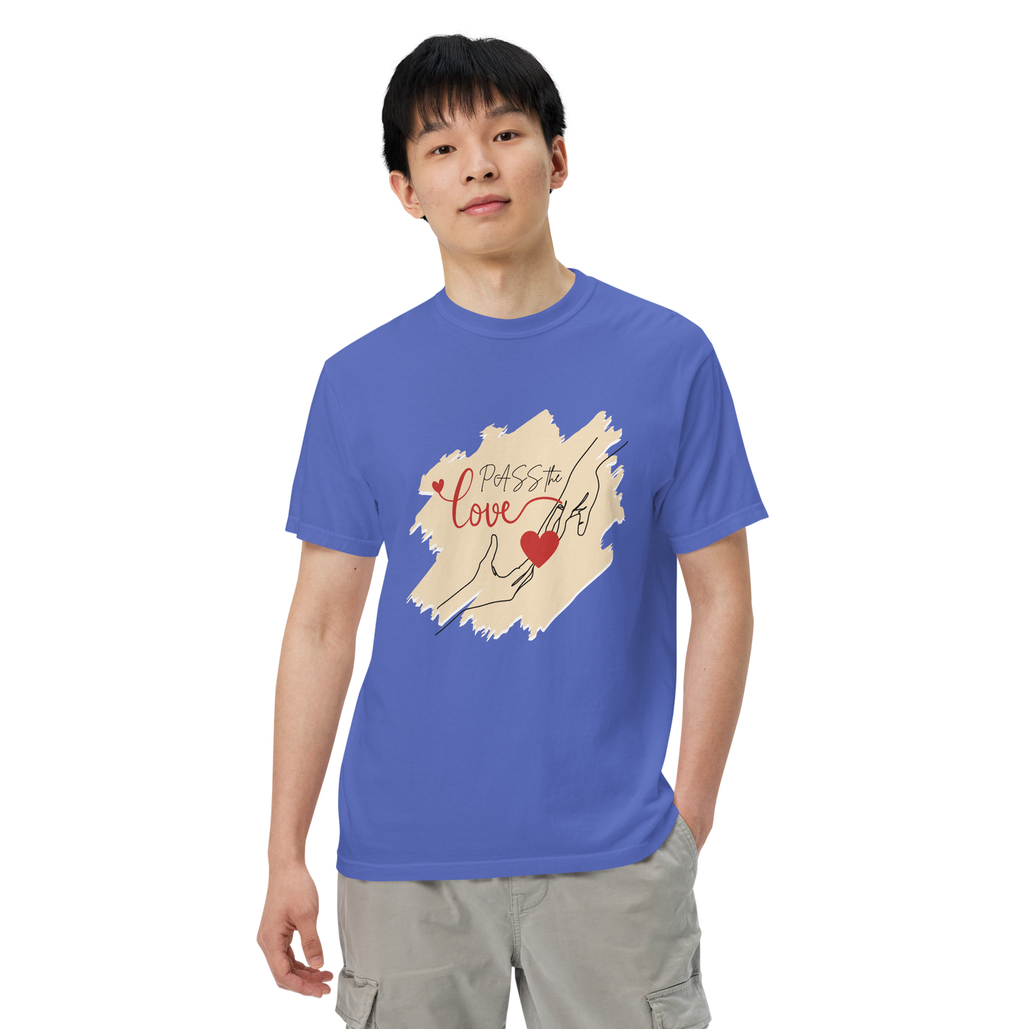 Couple T-Shirt - Flo Blue