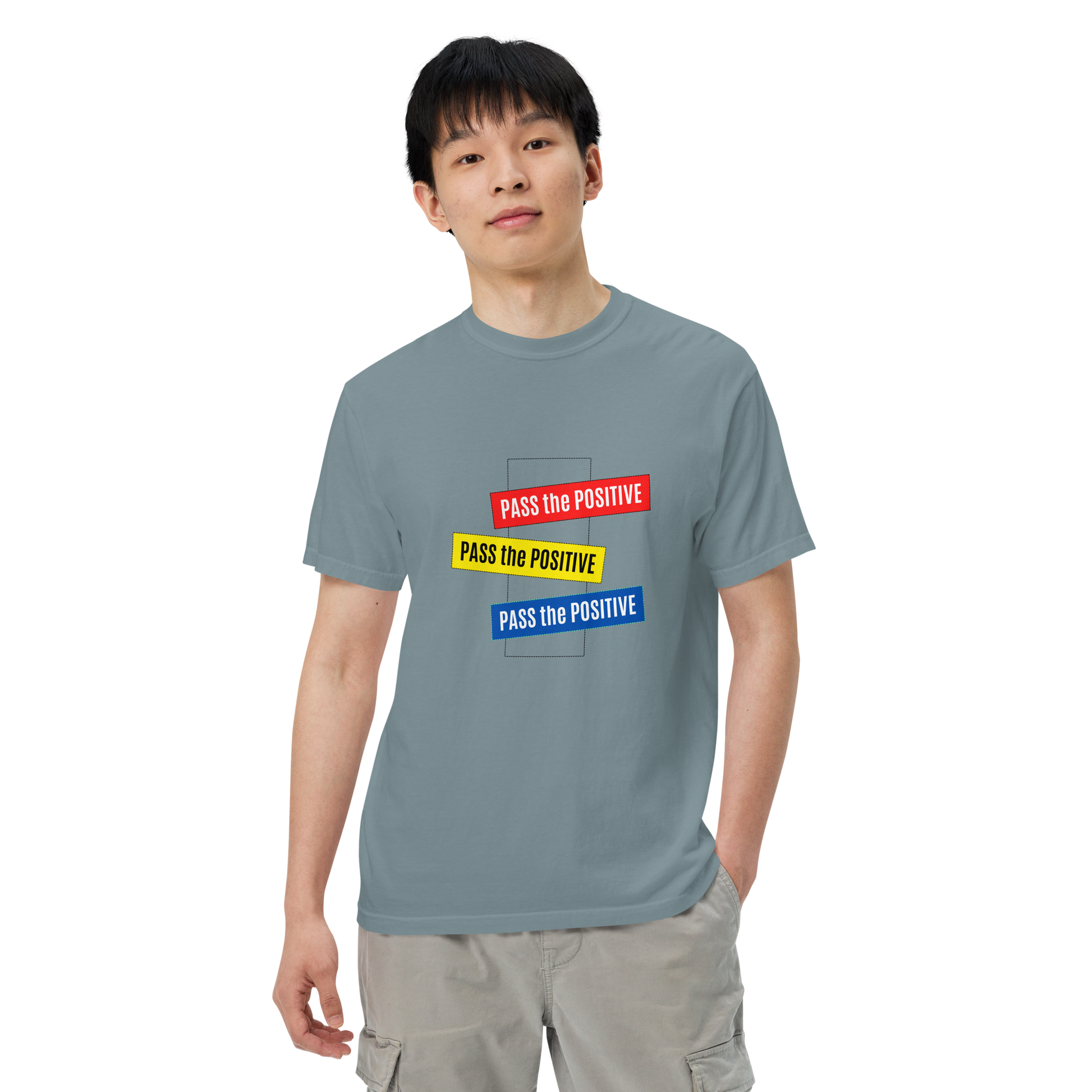 Empowering T-Shirt - Unisex Dyed - Ice Blue