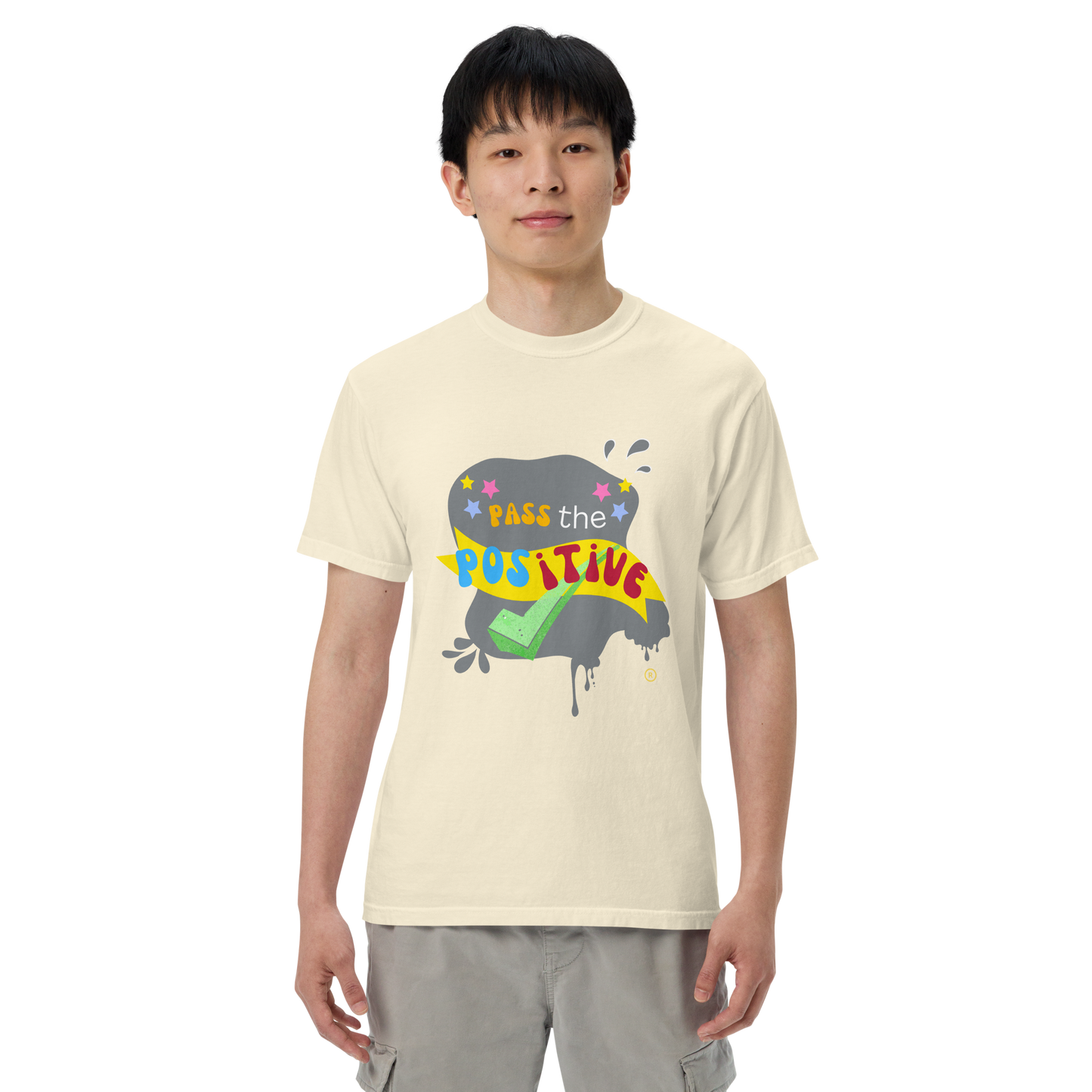 Chaos Theory T-Shirt - Unisex Garment Dyed - Ivory