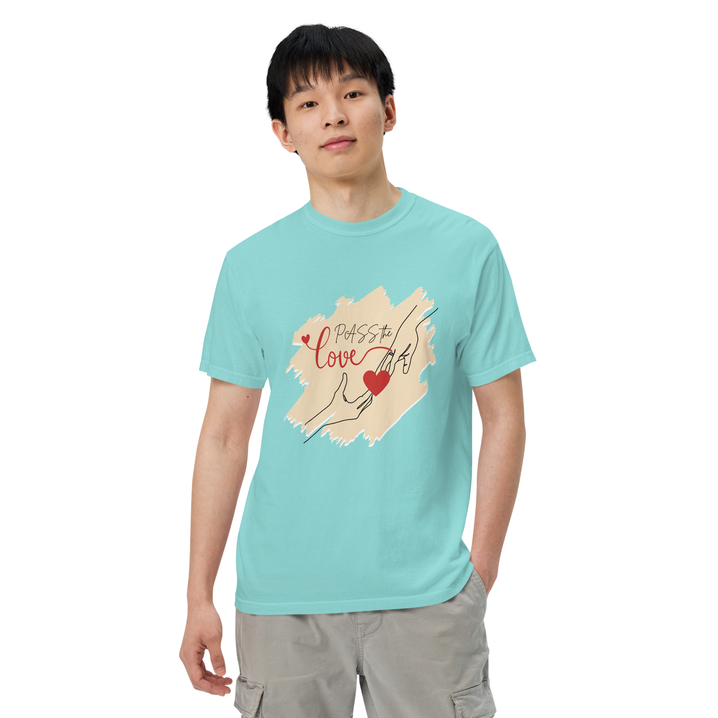 Couple T-Shirt - Lagoon Blue