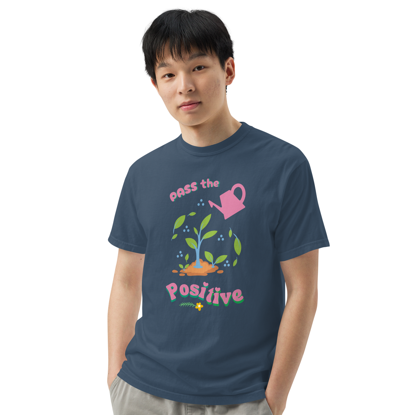 Bloom & Grow T-Shirt - Unisex Dyed - Midnight