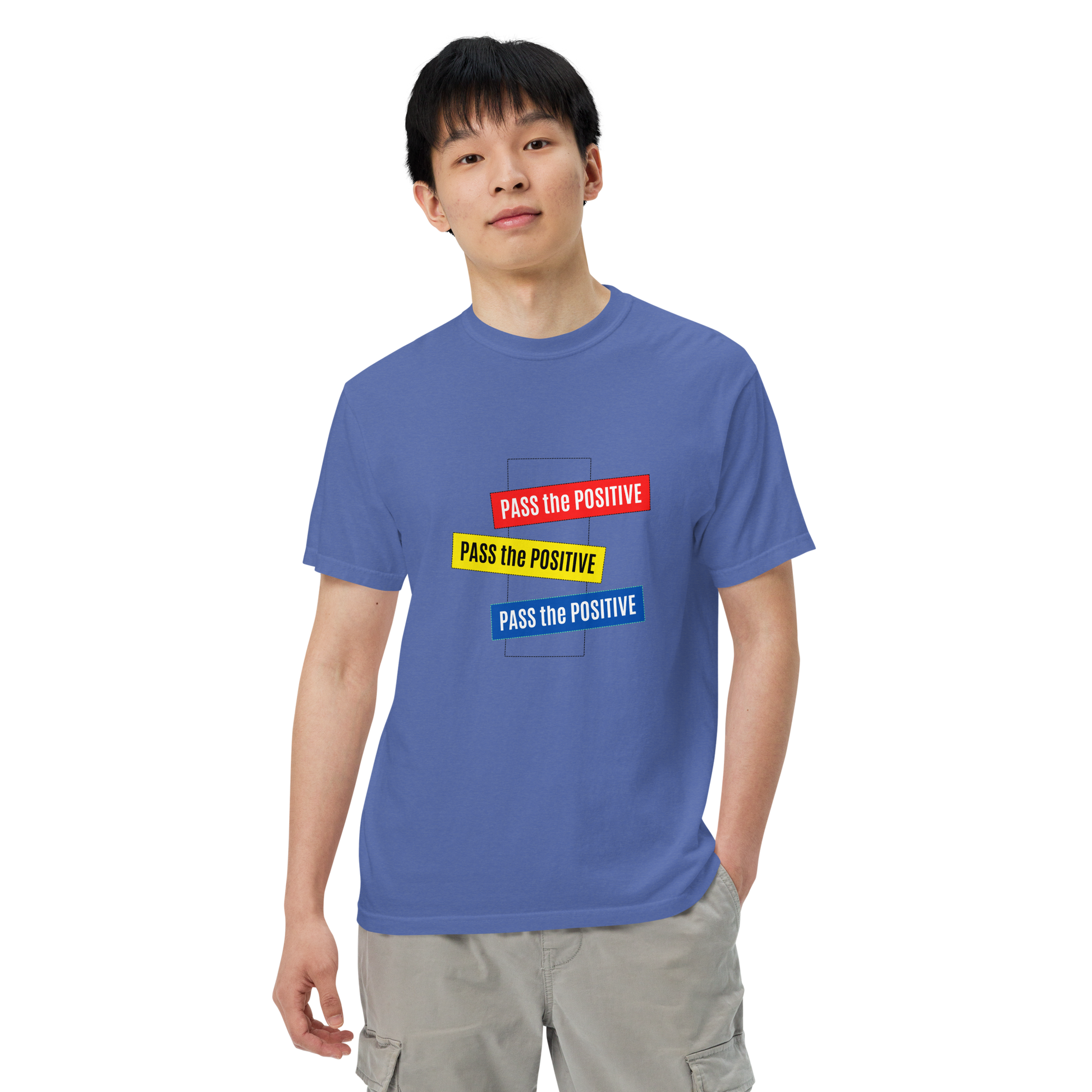 Empowering T-Shirt - Unisex Dyed - Mystic Blue