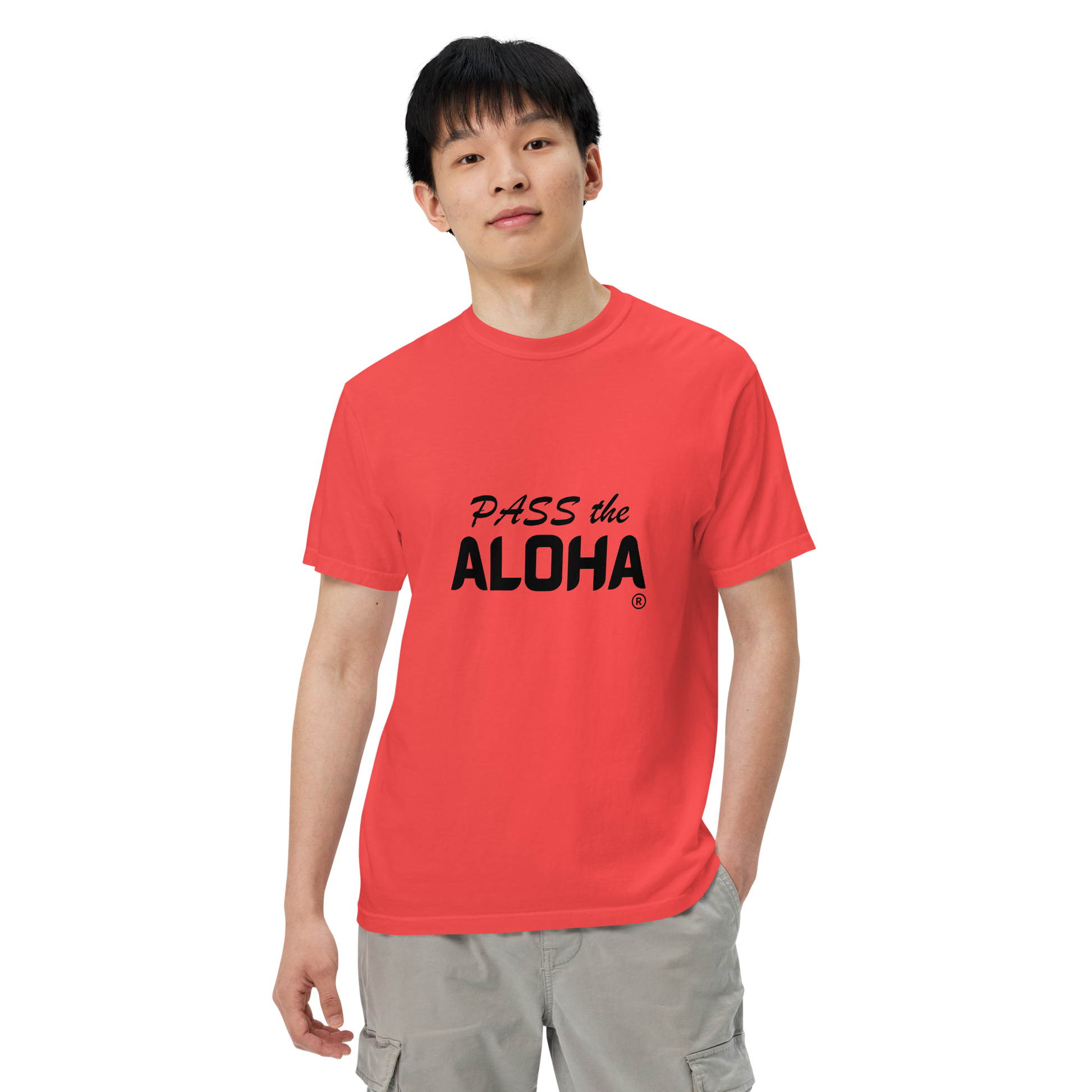 plain-unisex-garment-dyed-heavyweight-t-shirt-paprika-front-pass-the-aloha