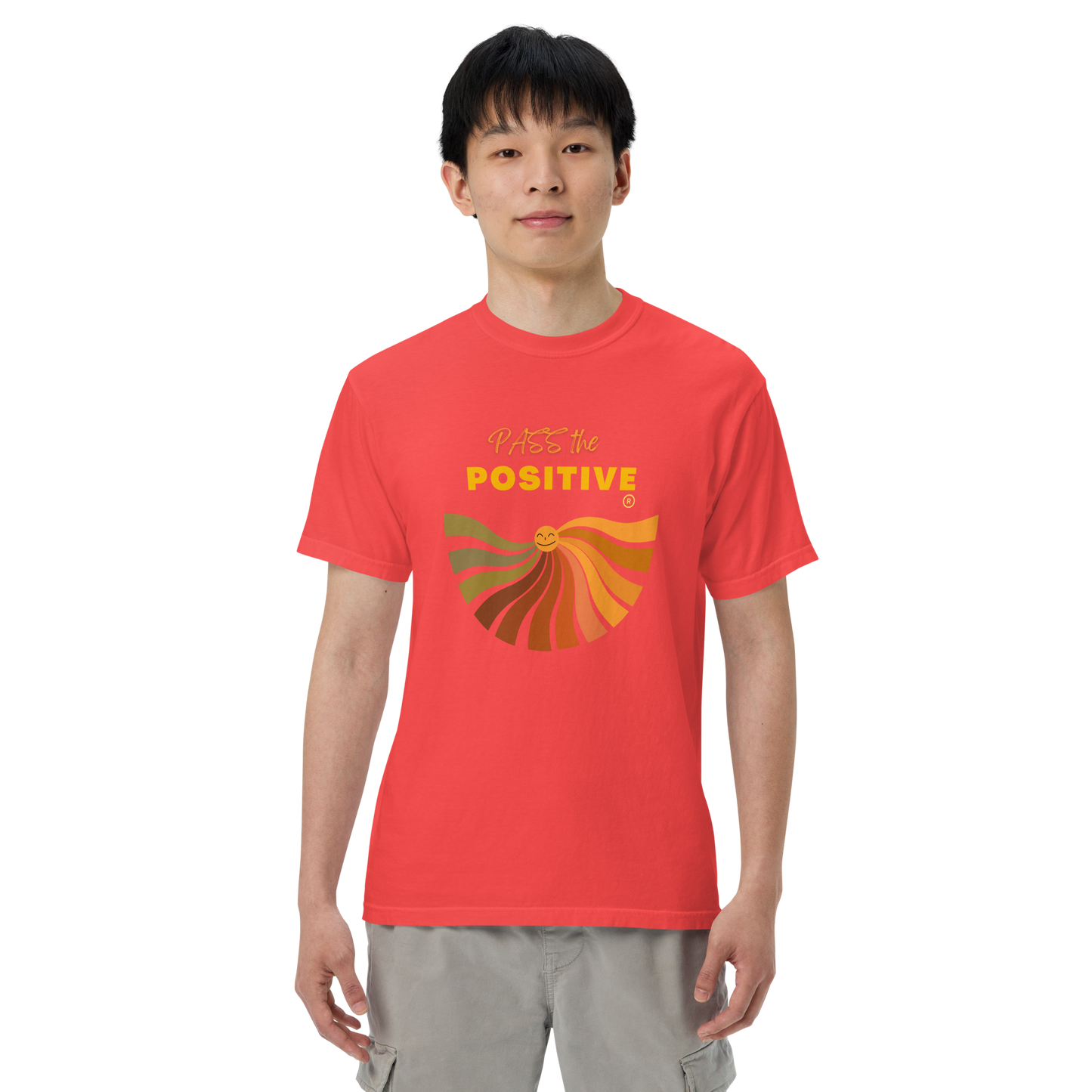 Radiant Sun T-Shirt - Unisex Dyed - Paprika