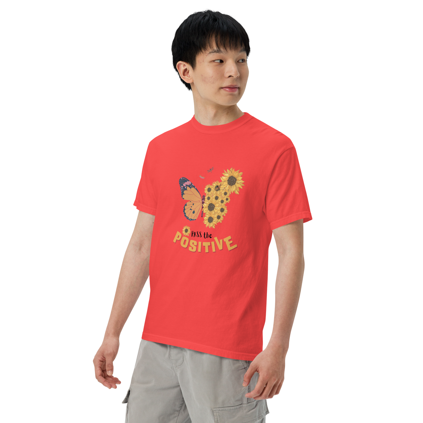 Celestial Butterfly T-Shirt - Unisex Dyed - Paprika