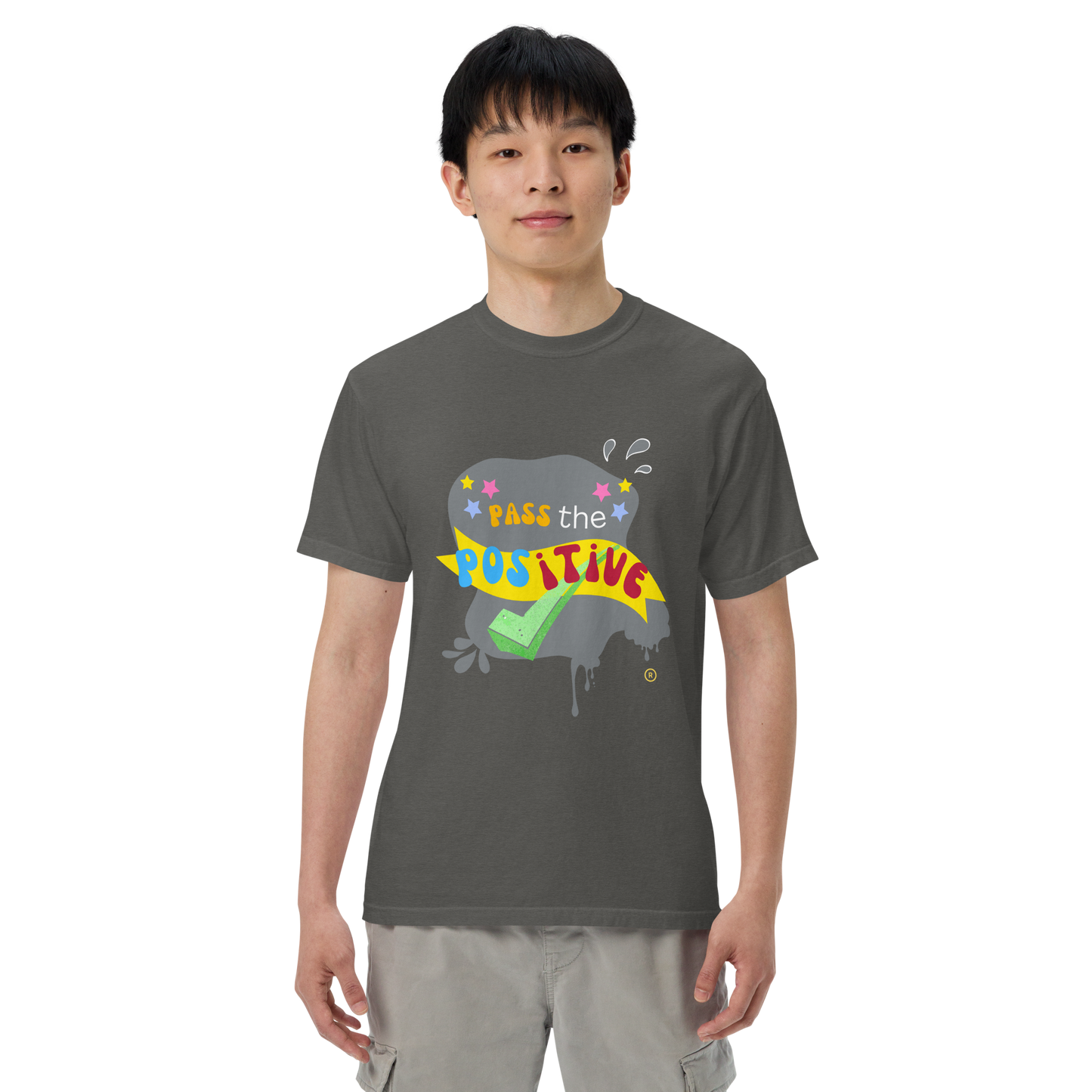 Chaos Theory T-Shirt - Unisex Garment Dyed - Pepper