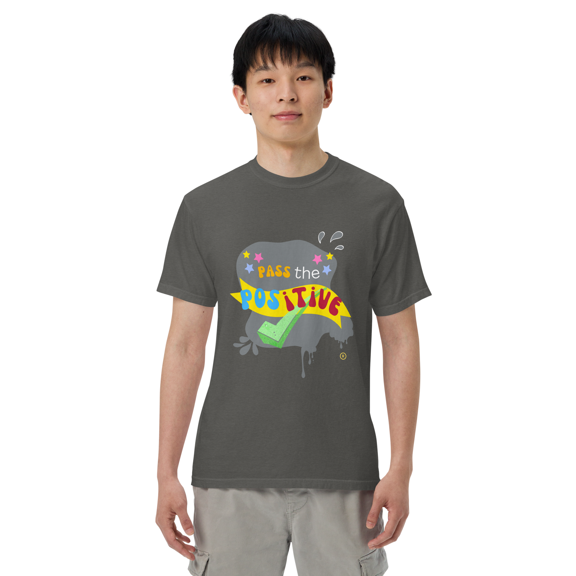 Chaos Theory T-Shirt - Unisex Garment Dyed - Pepper