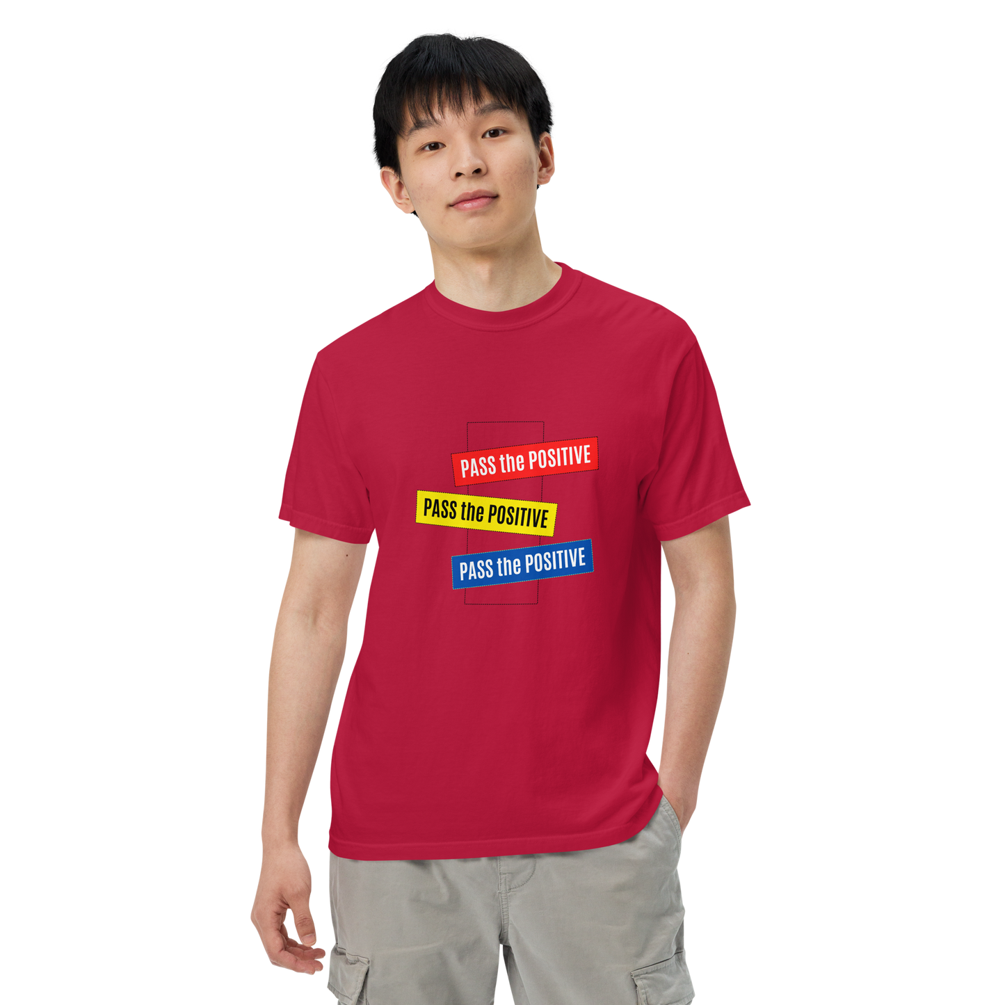 Empowering T-Shirt - Unisex Dyed - Red
