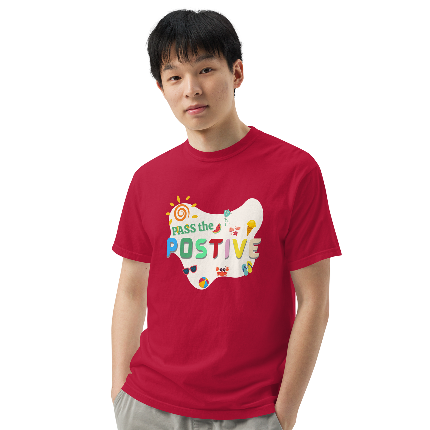 Sunny Beach T-Shirt – Unisex - Red