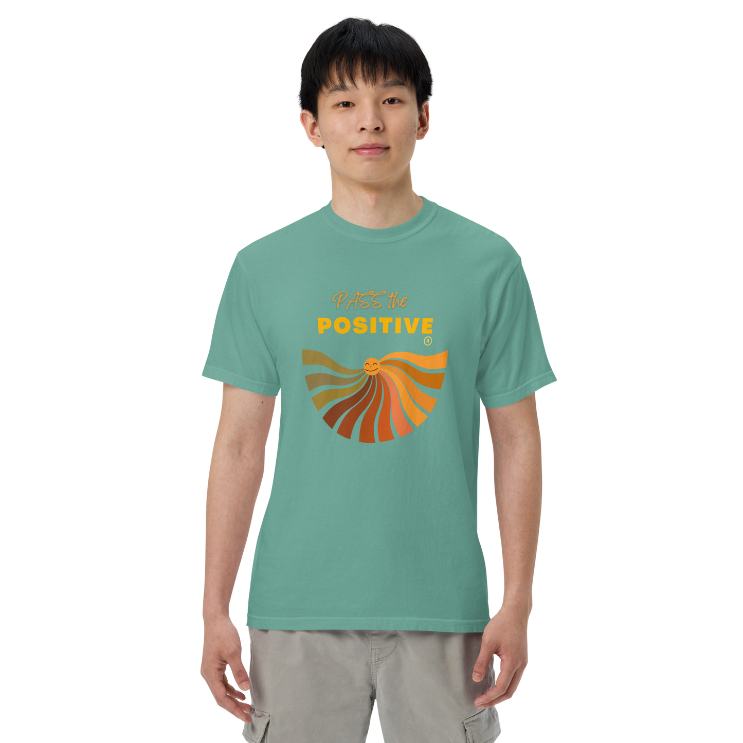 Radiant Sun T-Shirt - Unisex Dyed - Seafoam