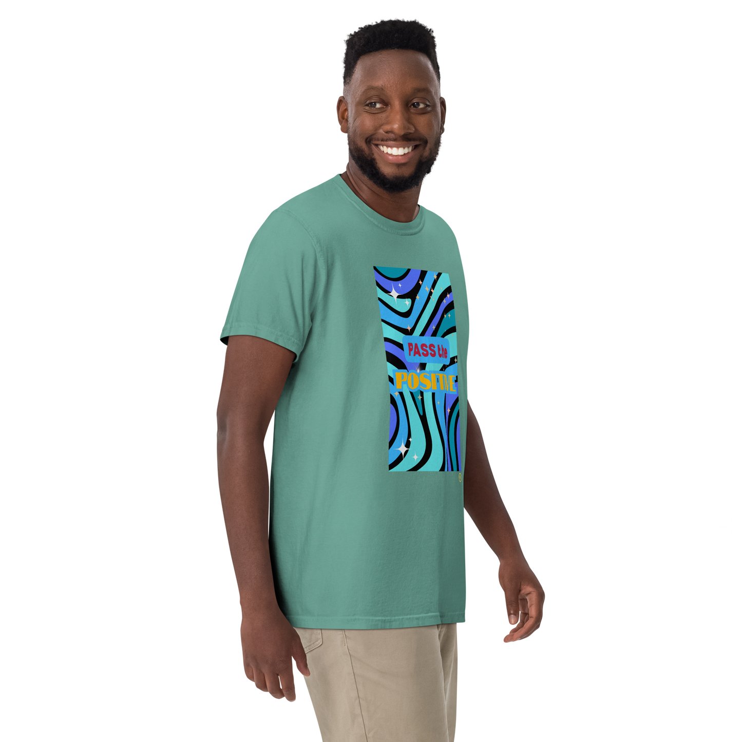 Mystic Ocean T-Shirt - Unisex Dyed - Sea foam