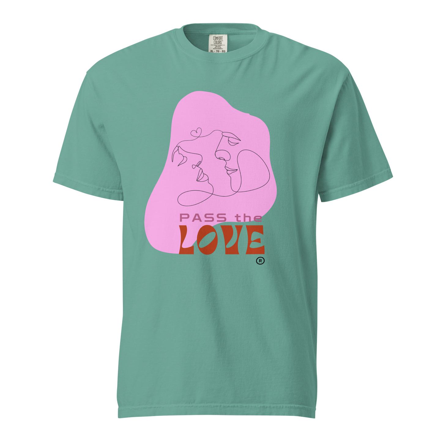 Kiss T-Shirt - Seafoam