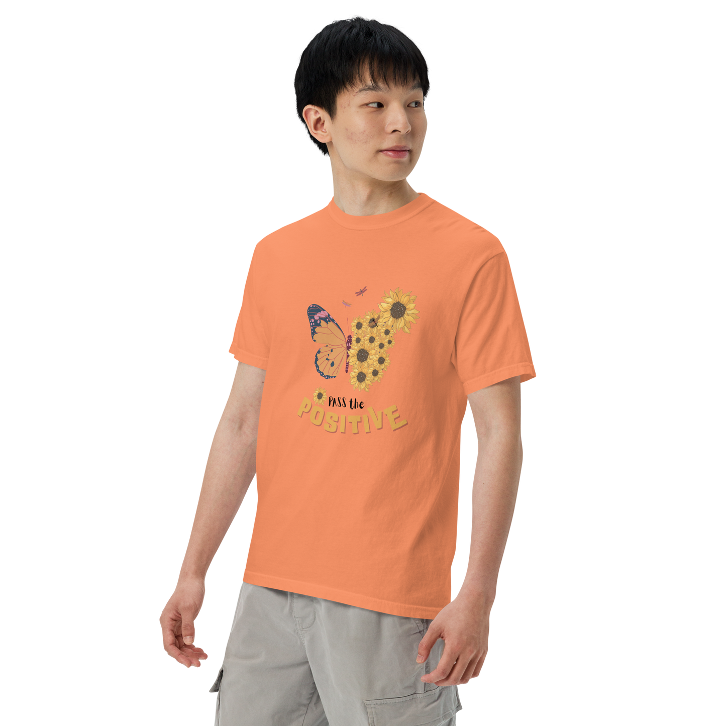 Celestial Butterfly T-Shirt - Unisex Dyed - Terracotta