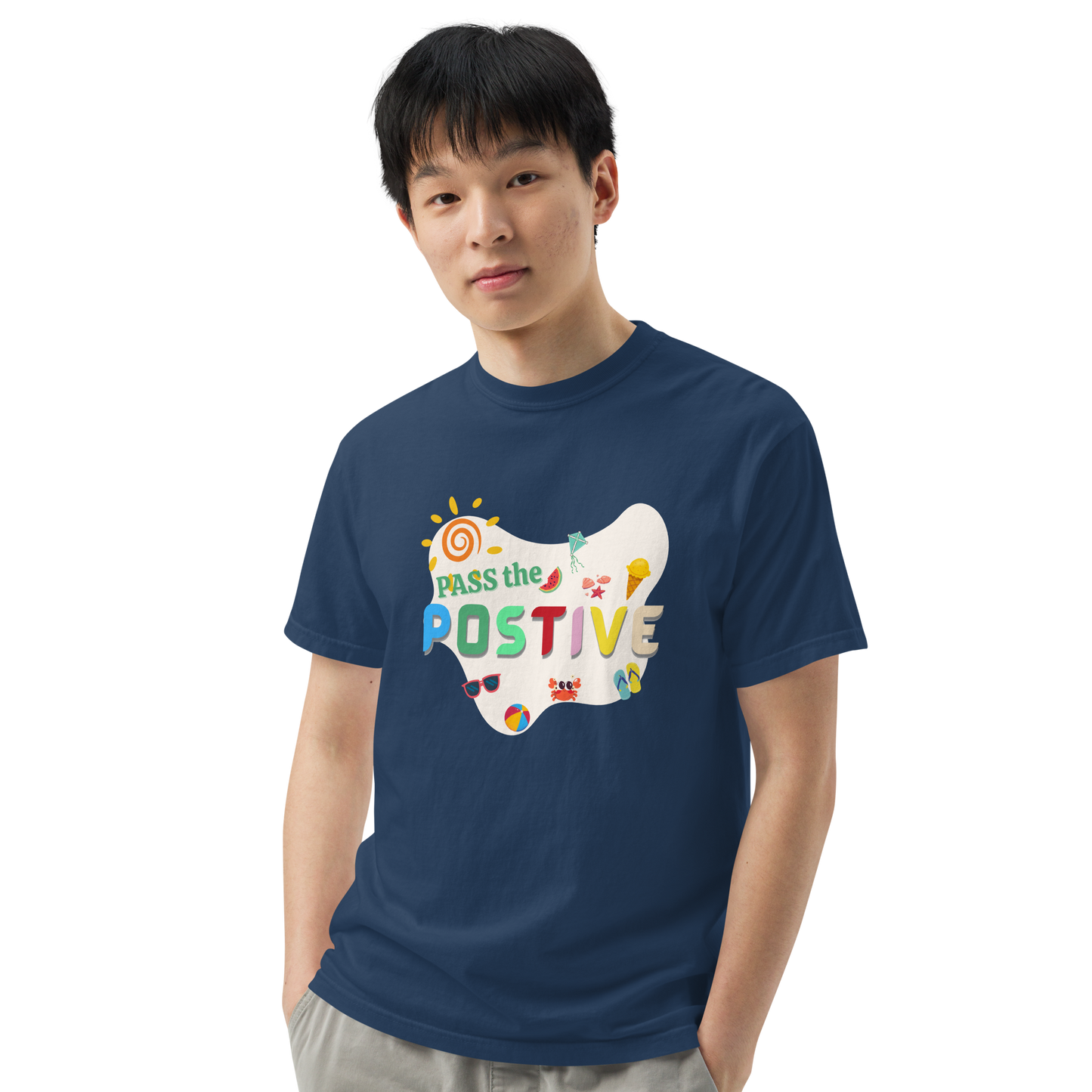Sunny Beach T-Shirt – Unisex - True Navy