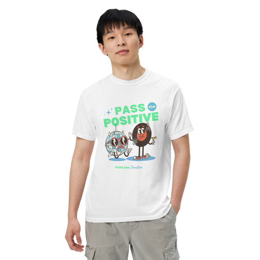 Disco Duo Party Tee - Unisex Dyed - White