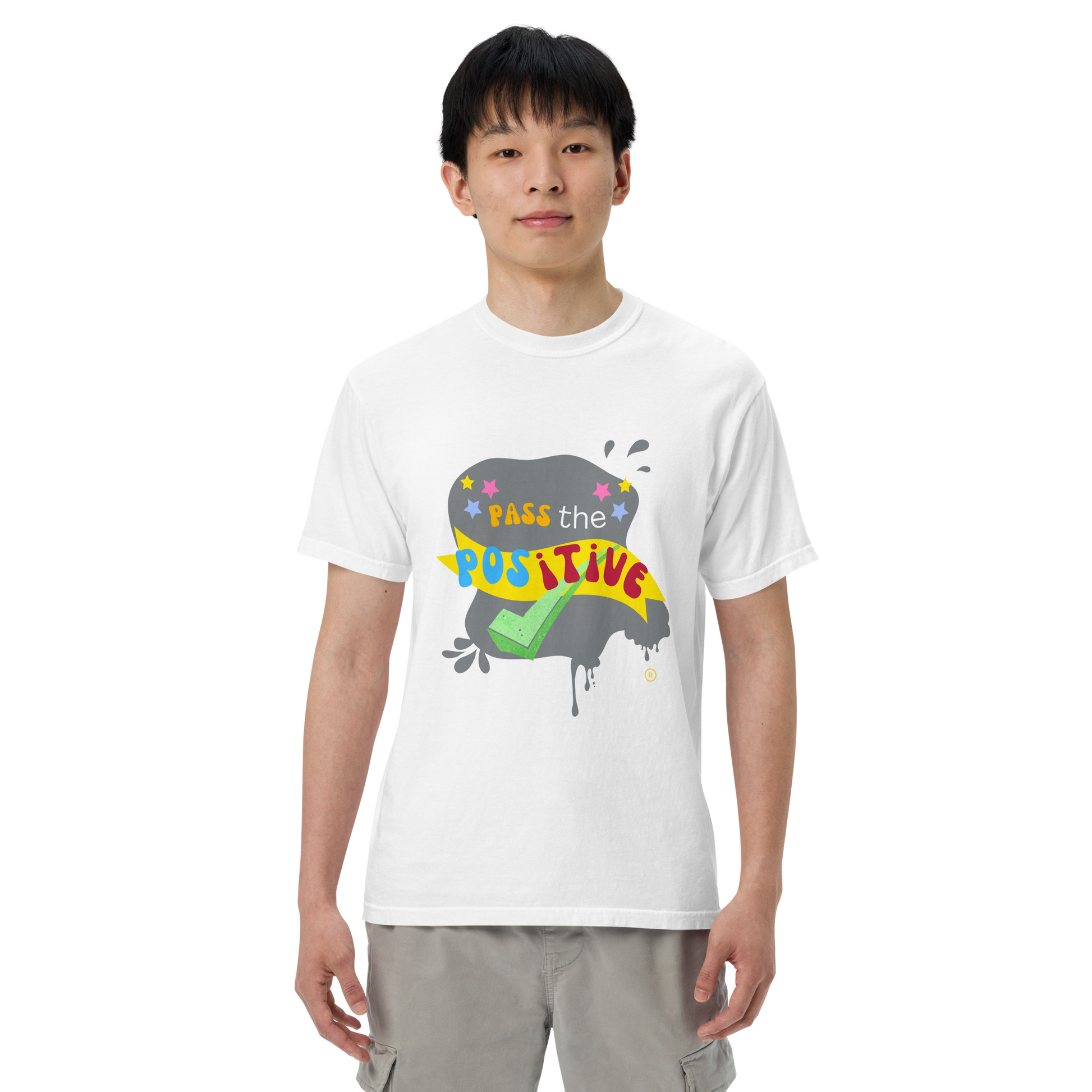 Chaos Theory T-Shirt - Unisex Garment Dyed - White