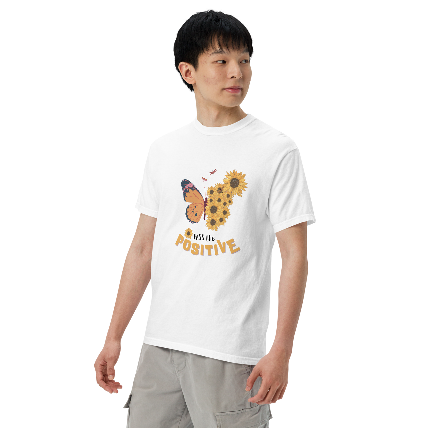 Celestial Butterfly T-Shirt - Unisex Dyed - White