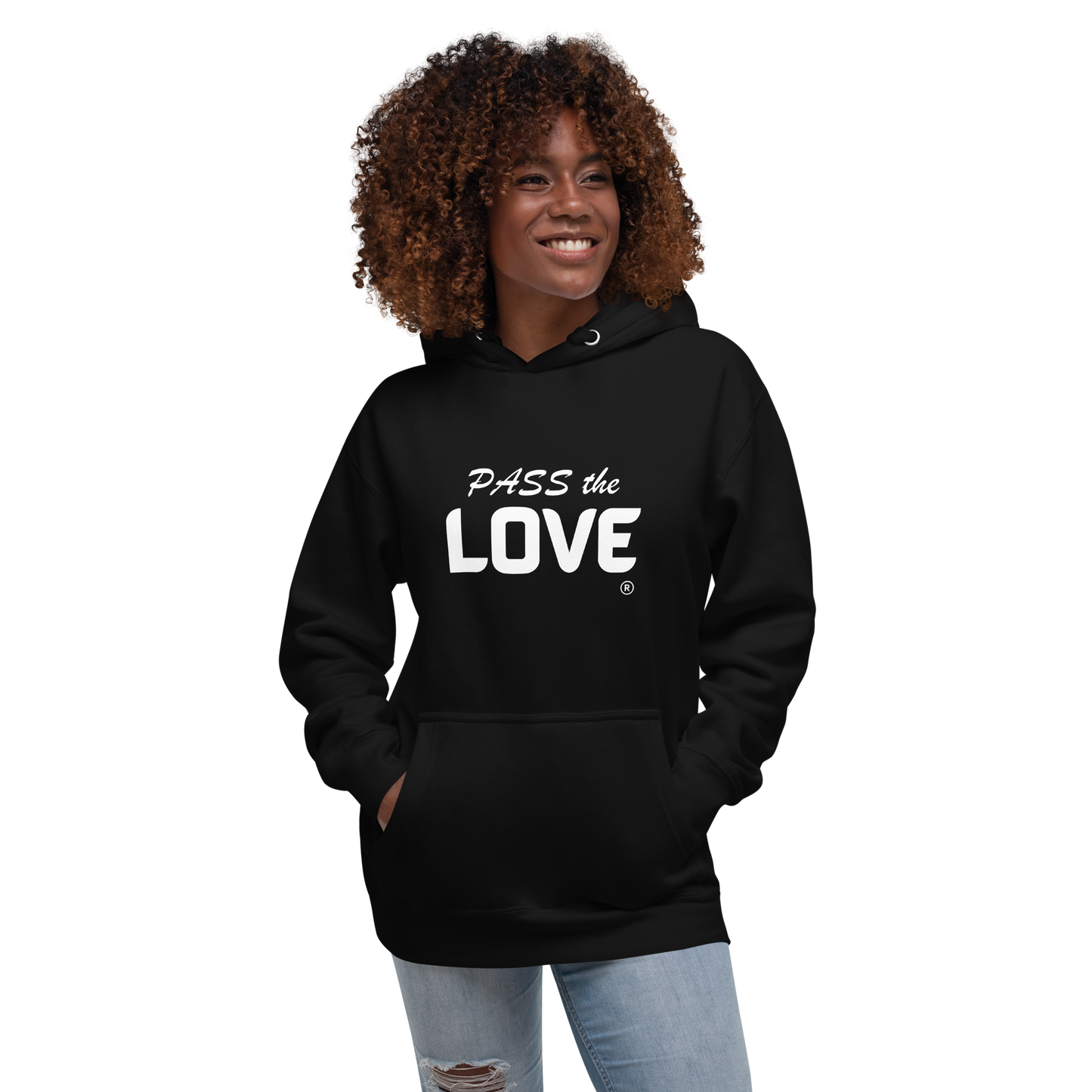 unisex-premium-hoodie-black-front-pass-the-love