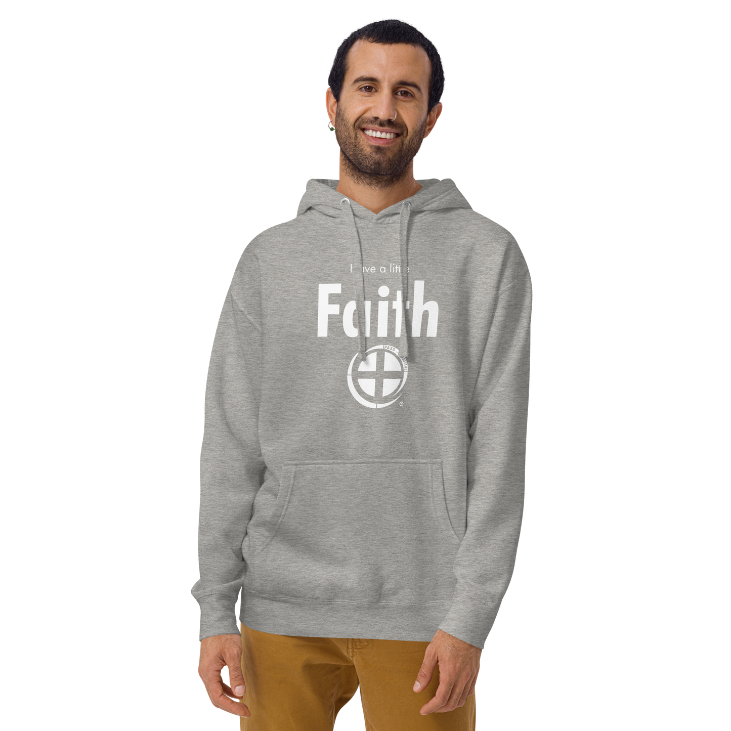 Faith Hoodie - Pass the Positive - Carbon Grey