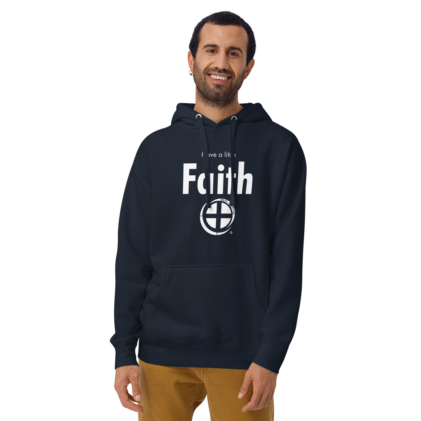 Faith Hoodie - Pass the Positive - Navy Blazer