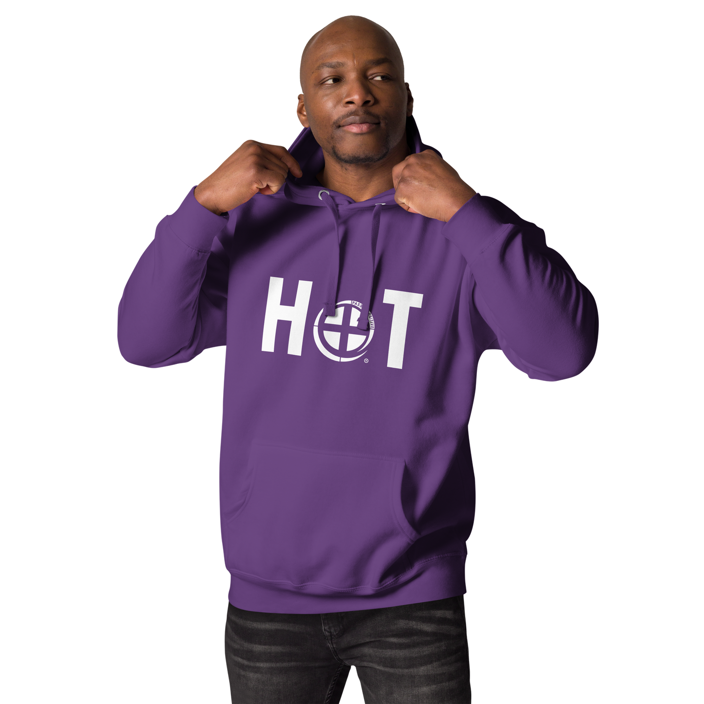 Hot Hoodie - Pass the Positive - Purple
