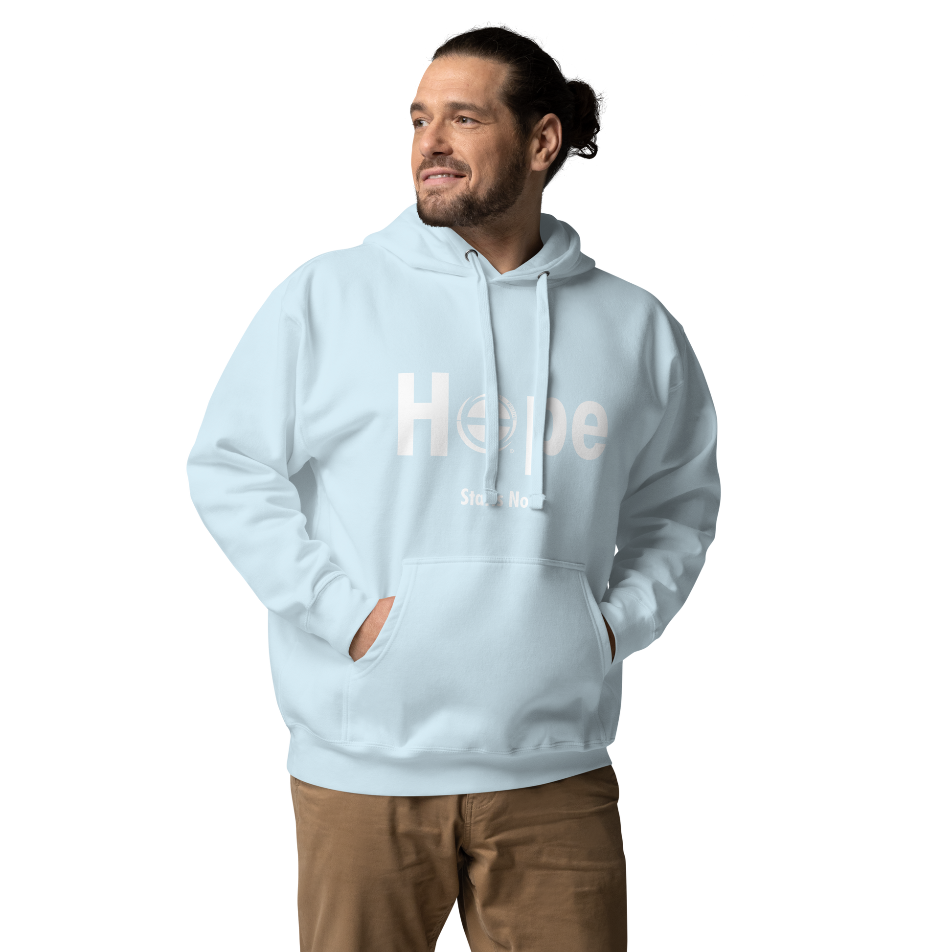 Hope Hoodie - Pass the Positive - Sky Blue